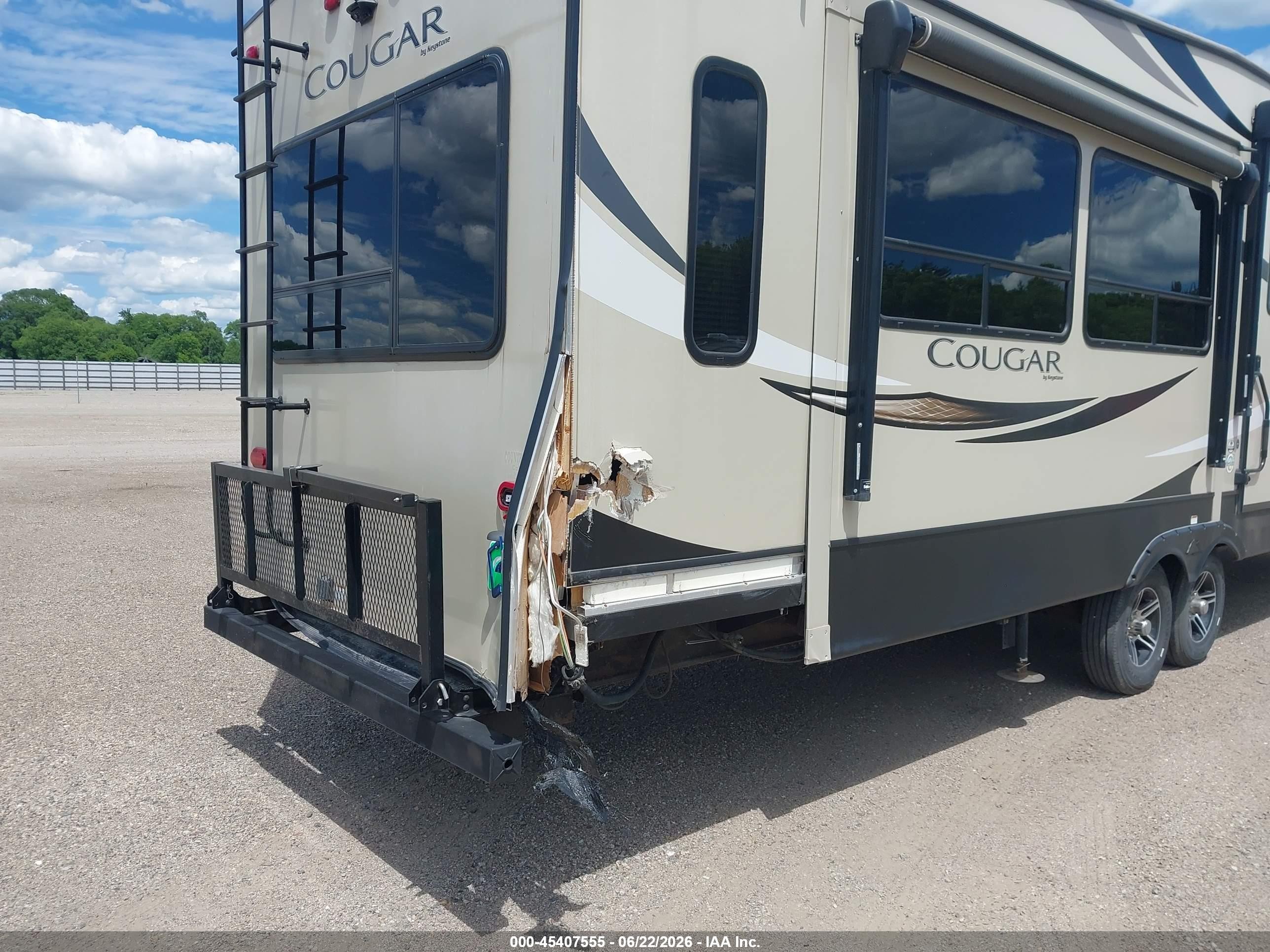 2019 Keystone Rv Other VIN 4YDF36828K2503385 IAAI salvage auction — Rear End, Parts Only Bos (Minnesota), sold $4,650 on 2026-09-16 (photo 6)