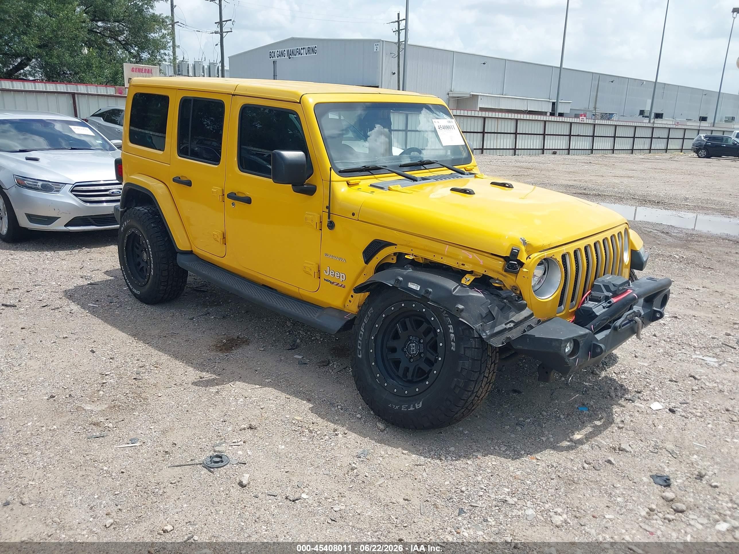 2019 Jeep Wrangler Unlimited VIN 1C4HJXEG1KW657887 — IAAI salvage auction photo