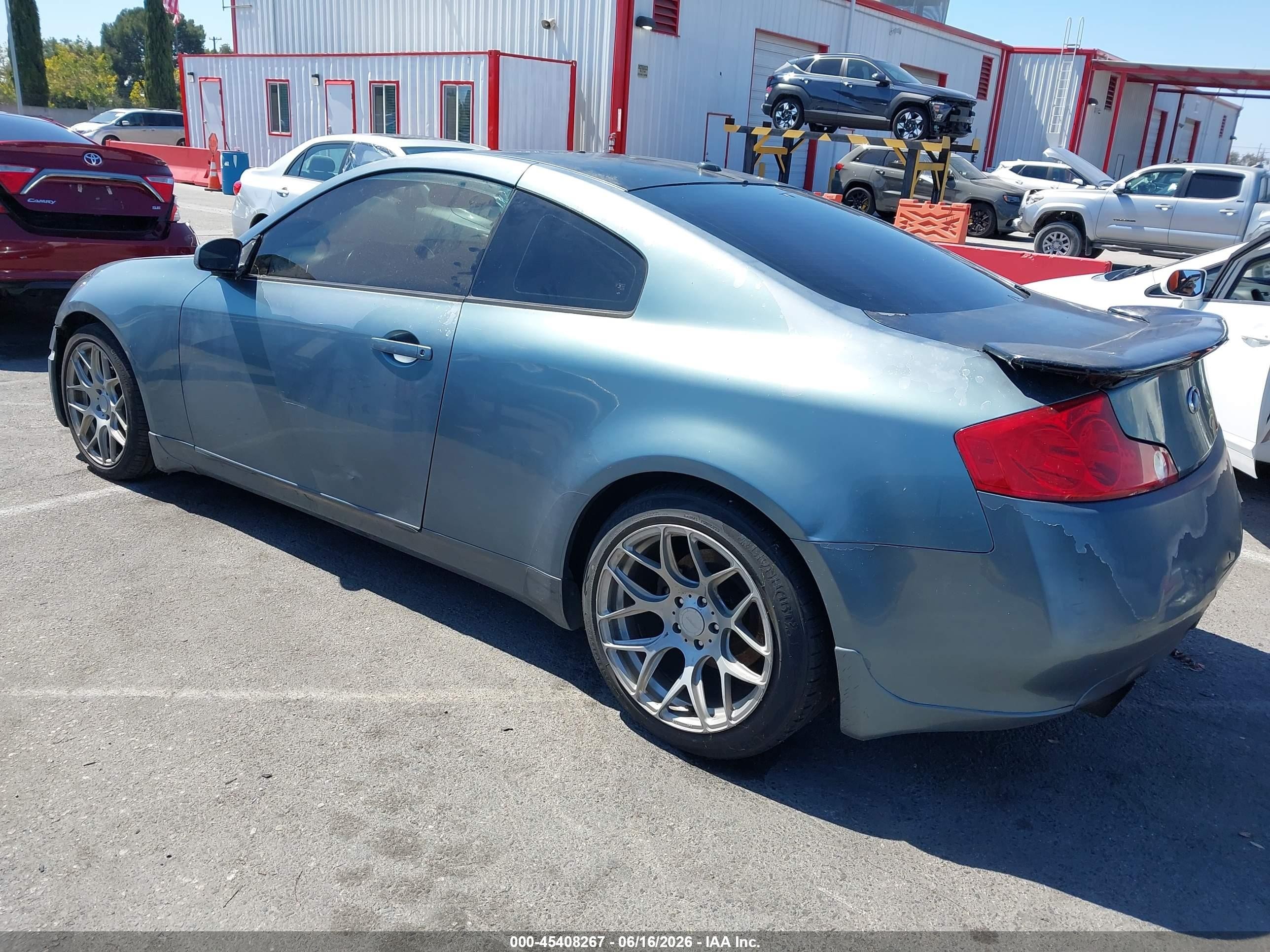 2005 Infiniti G35 VIN JNKCV54E45M415967 IAAI salvage auction — Normal Wear, Salvage (California), sold $650 on 2026-07-09 (photo 3)