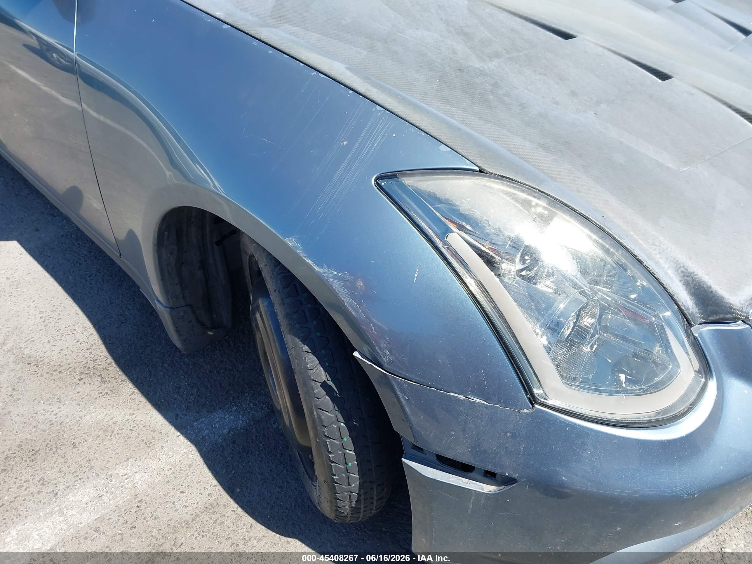 2005 Infiniti G35 VIN JNKCV54E45M415967 IAAI salvage auction — Normal Wear, Salvage (California), sold $650 on 2026-07-09 (photo 6)