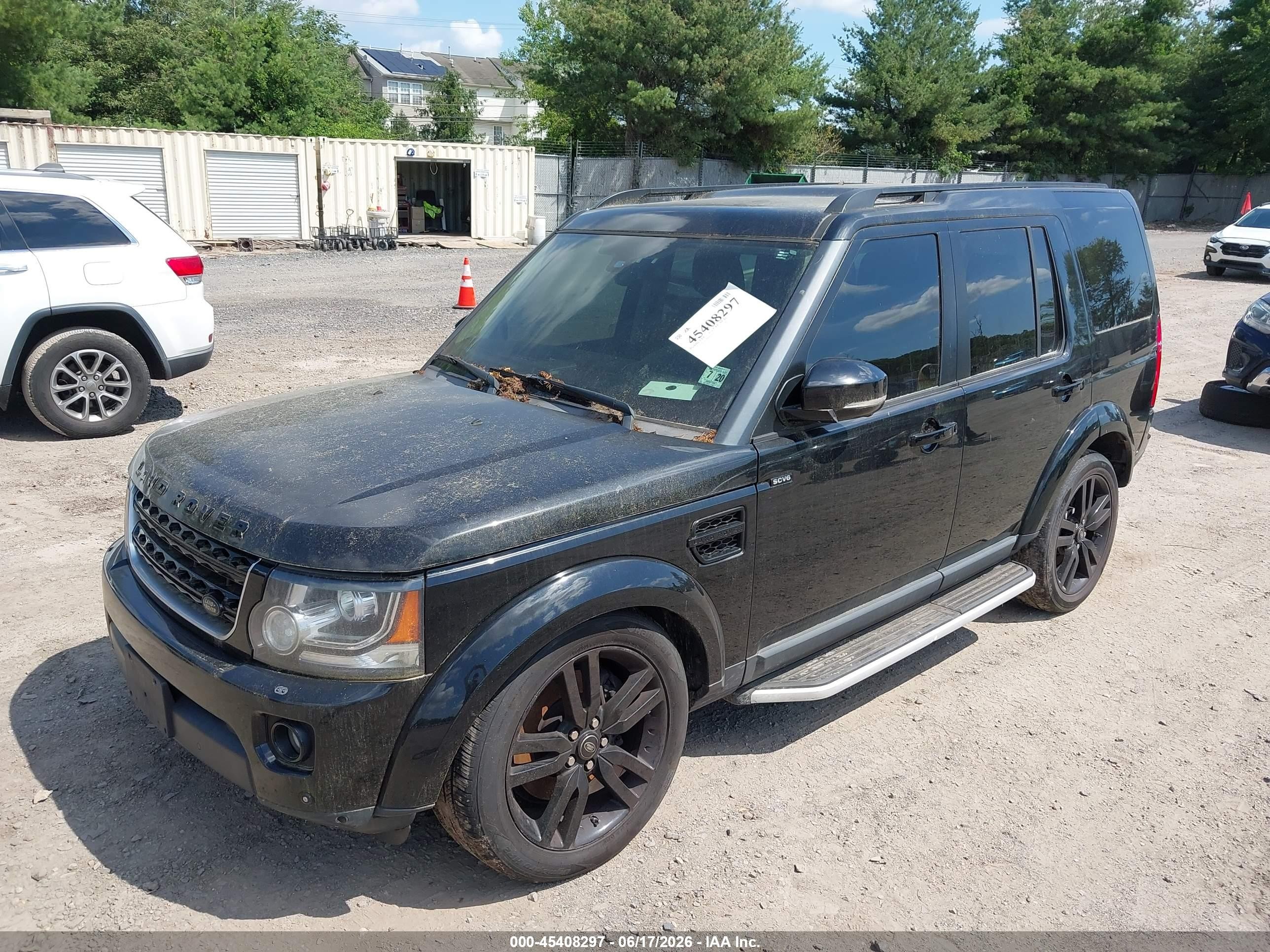 2015 Land Rover LR4 VIN SALAG2V6XFA750770 IAAI salvage auction — Normal Wear, Clear (New Jersey), sold $1,100 on 2026-06-30 (photo 6)