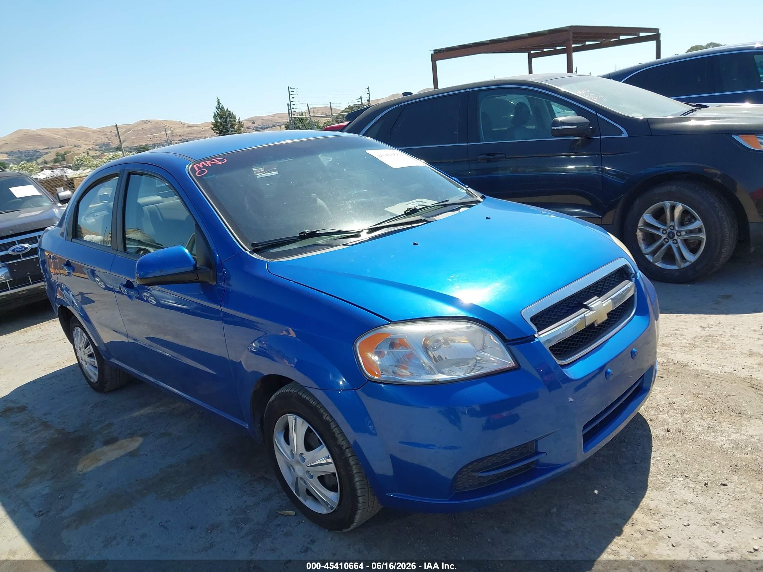 2011 Chevrolet Aveo VIN KL1TD5DE6BB113079 IAAI salvage auction — Normal Wear, Clear - Dealer Only (California), sold $375 on 2026-07-09 (photo 1)