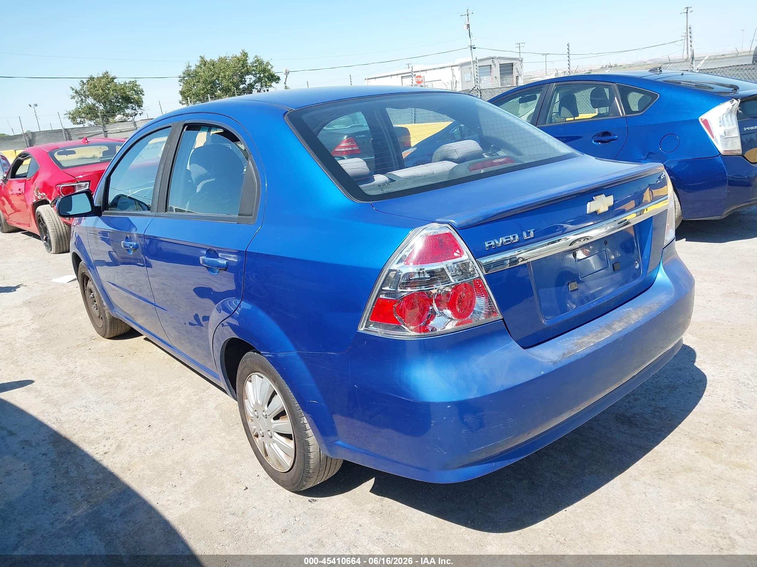 2011 Chevrolet Aveo VIN KL1TD5DE6BB113079 IAAI salvage auction — Normal Wear, Clear - Dealer Only (California), sold $375 on 2026-07-09 (photo 3)