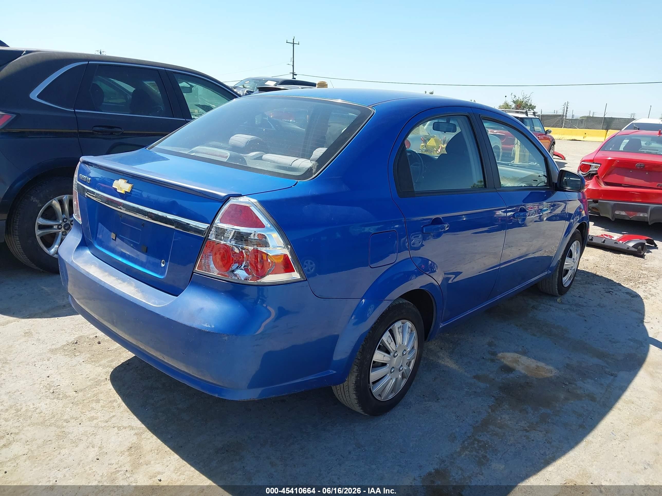 2011 Chevrolet Aveo VIN KL1TD5DE6BB113079 IAAI salvage auction — Normal Wear, Clear - Dealer Only (California), sold $375 on 2026-07-09 (photo 4)