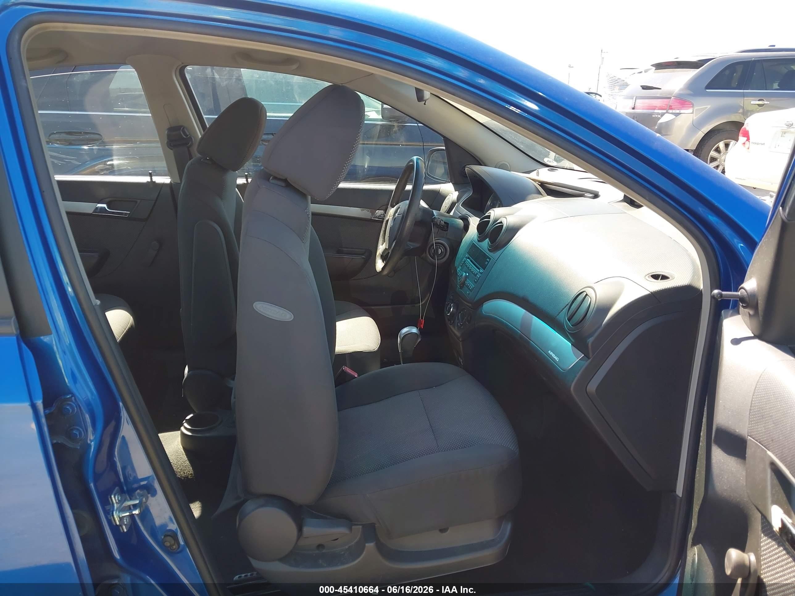 2011 Chevrolet Aveo VIN KL1TD5DE6BB113079 IAAI salvage auction — Normal Wear, Clear - Dealer Only (California), sold $375 on 2026-07-09 (photo 5)