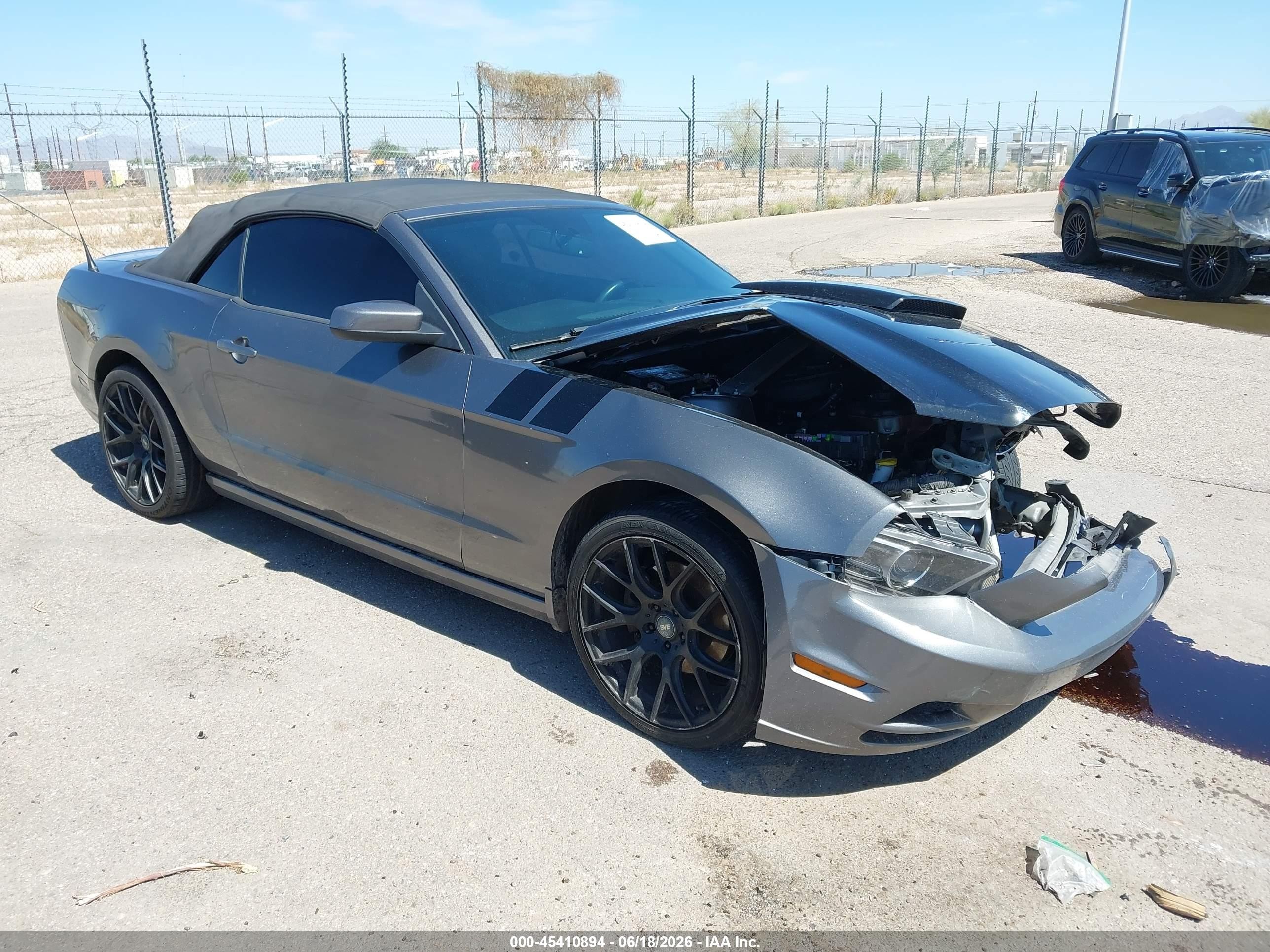 2014 Ford Mustang VIN 1ZVBP8EM8E5328515 IAAI salvage auction — Front End, Salvage (Arizona), sold $325 on 2026-07-09 (photo 1)