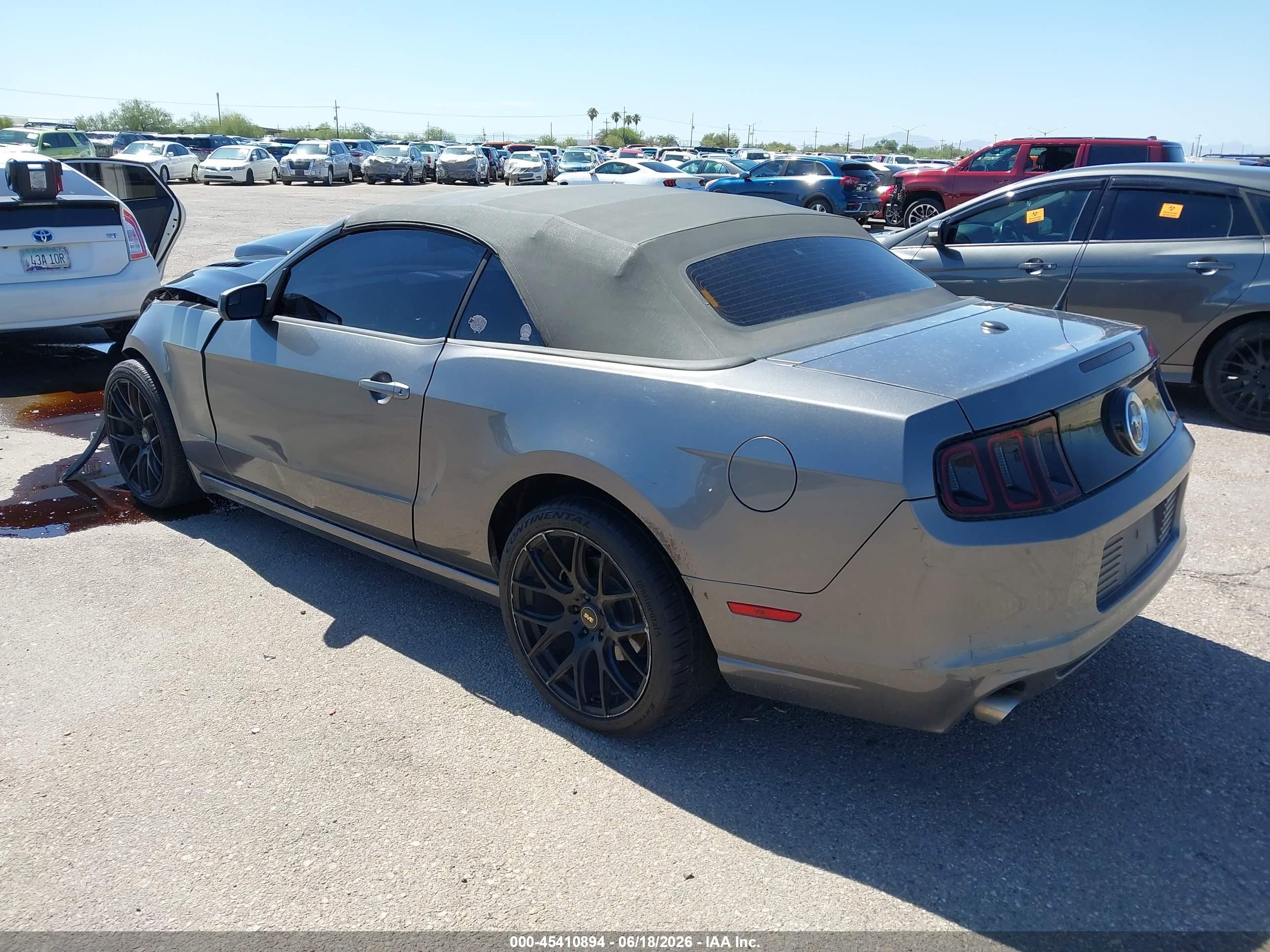 2014 Ford Mustang VIN 1ZVBP8EM8E5328515 IAAI salvage auction — Front End, Salvage (Arizona), sold $325 on 2026-07-09 (photo 3)