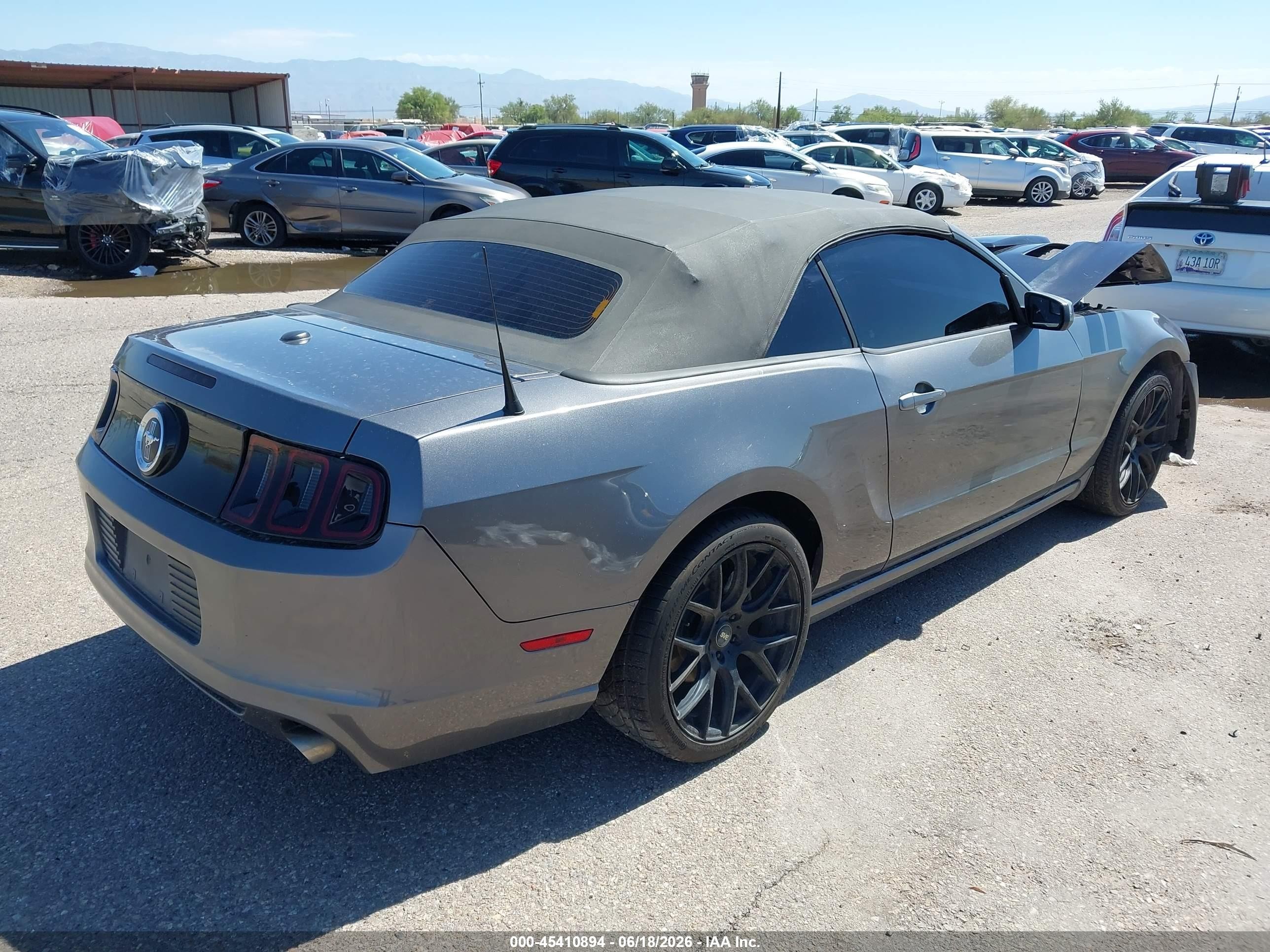 2014 Ford Mustang VIN 1ZVBP8EM8E5328515 IAAI salvage auction — Front End, Salvage (Arizona), sold $325 on 2026-07-09 (photo 4)