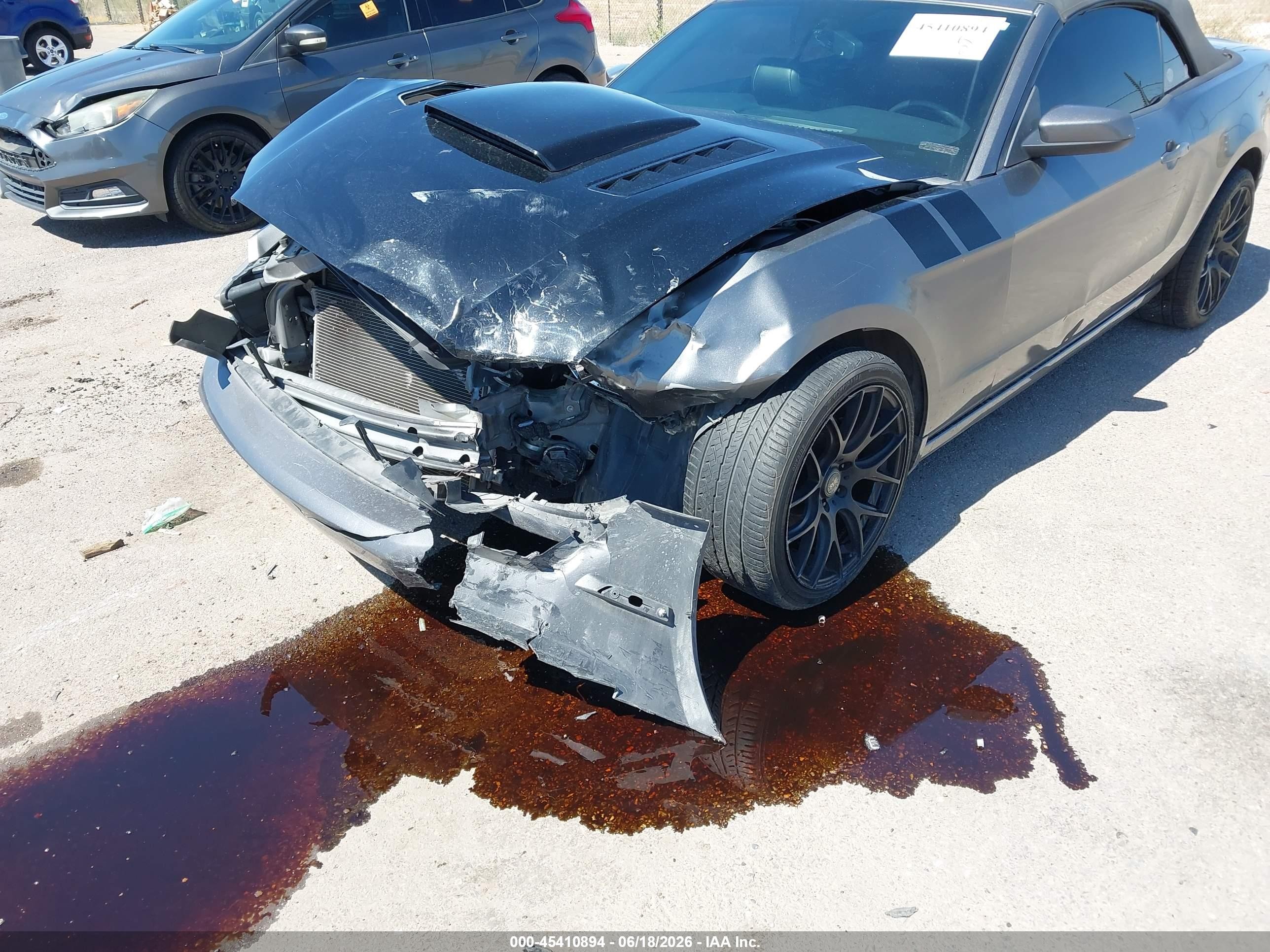 2014 Ford Mustang VIN 1ZVBP8EM8E5328515 IAAI salvage auction — Front End, Salvage (Arizona), sold $325 on 2026-07-09 (photo 6)