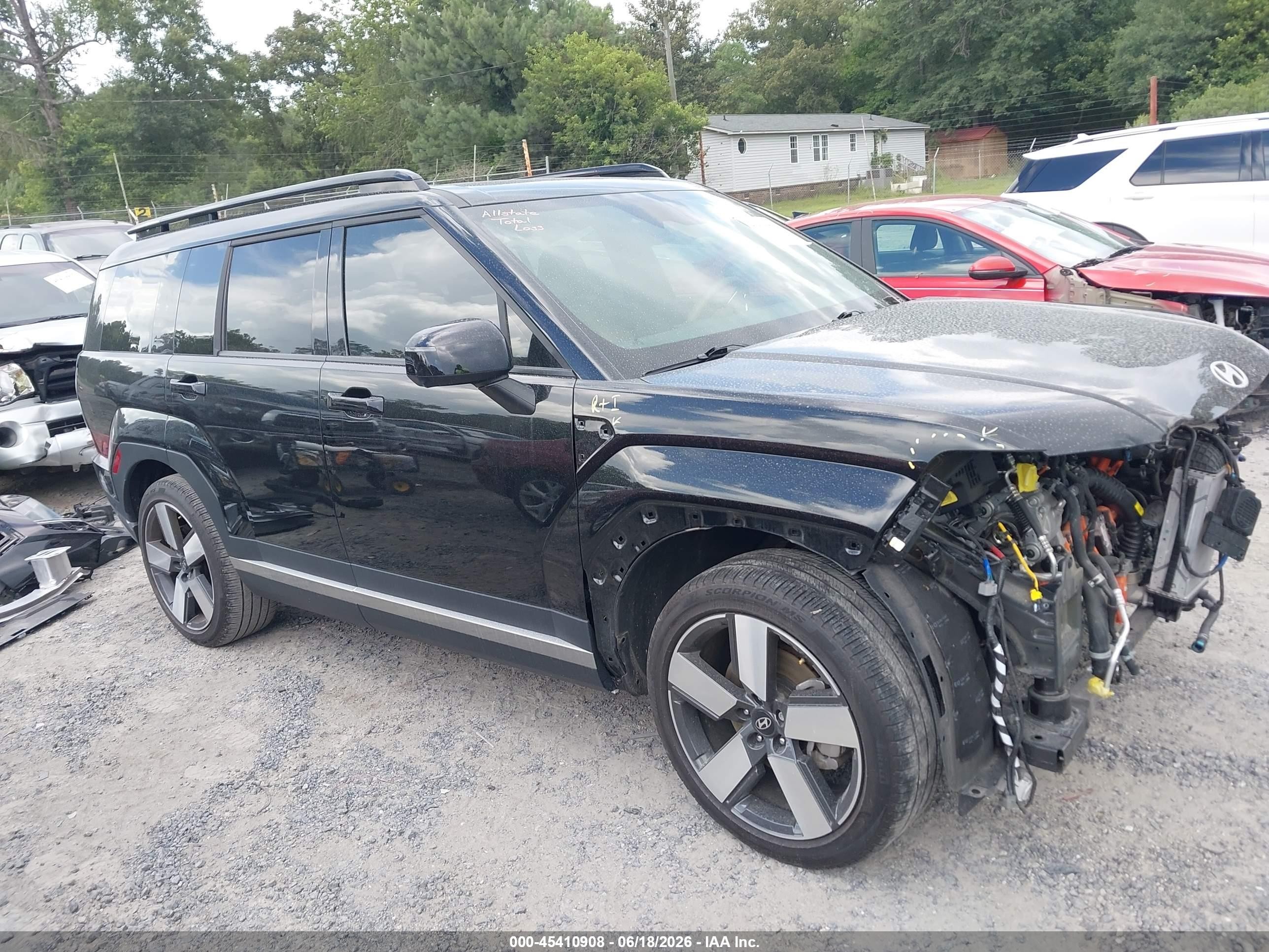 2025 Hyundai Santa Fe Hybrid VIN 5NMP34G15SH030903 — IAAI salvage auction photo