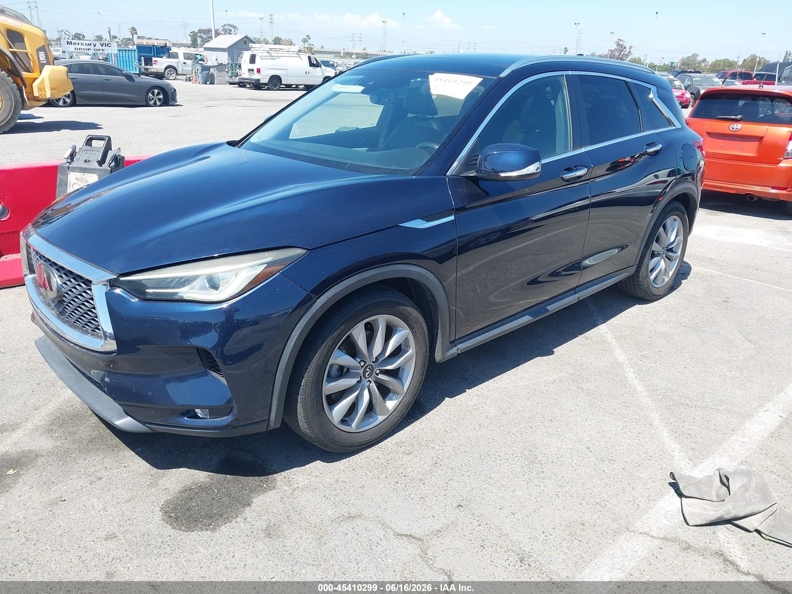 2021 Infiniti Qx50 VIN 3PCAJ5BA6MF114189 IAAI salvage auction — Normal Wear, Salvage Title - Dealer (California), sold $7,100 on 2026-07-05 (photo 2)