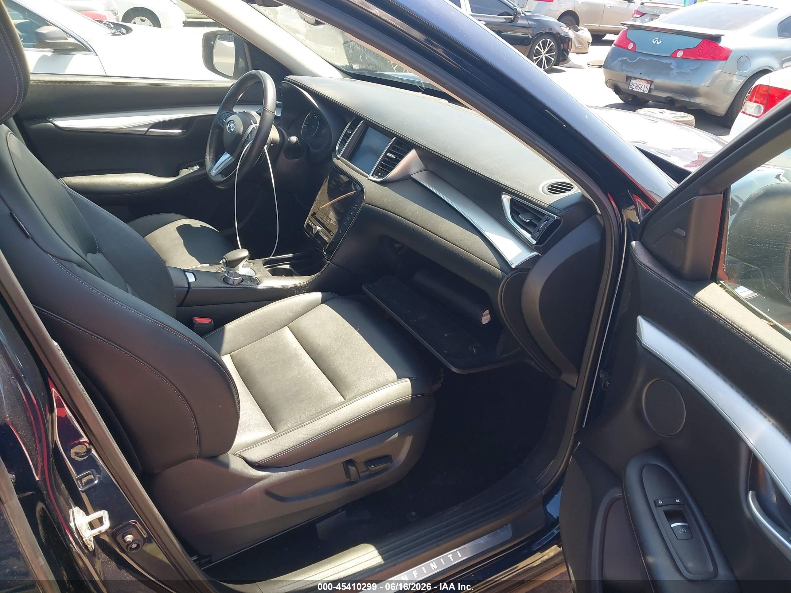 2021 Infiniti QX50 VIN 3PCAJ5BA6MF114189 IAAI salvage auction — Normal Wear, Salvage Title - Dealer (California), sold $7,100 on 2026-07-05 (photo 5)