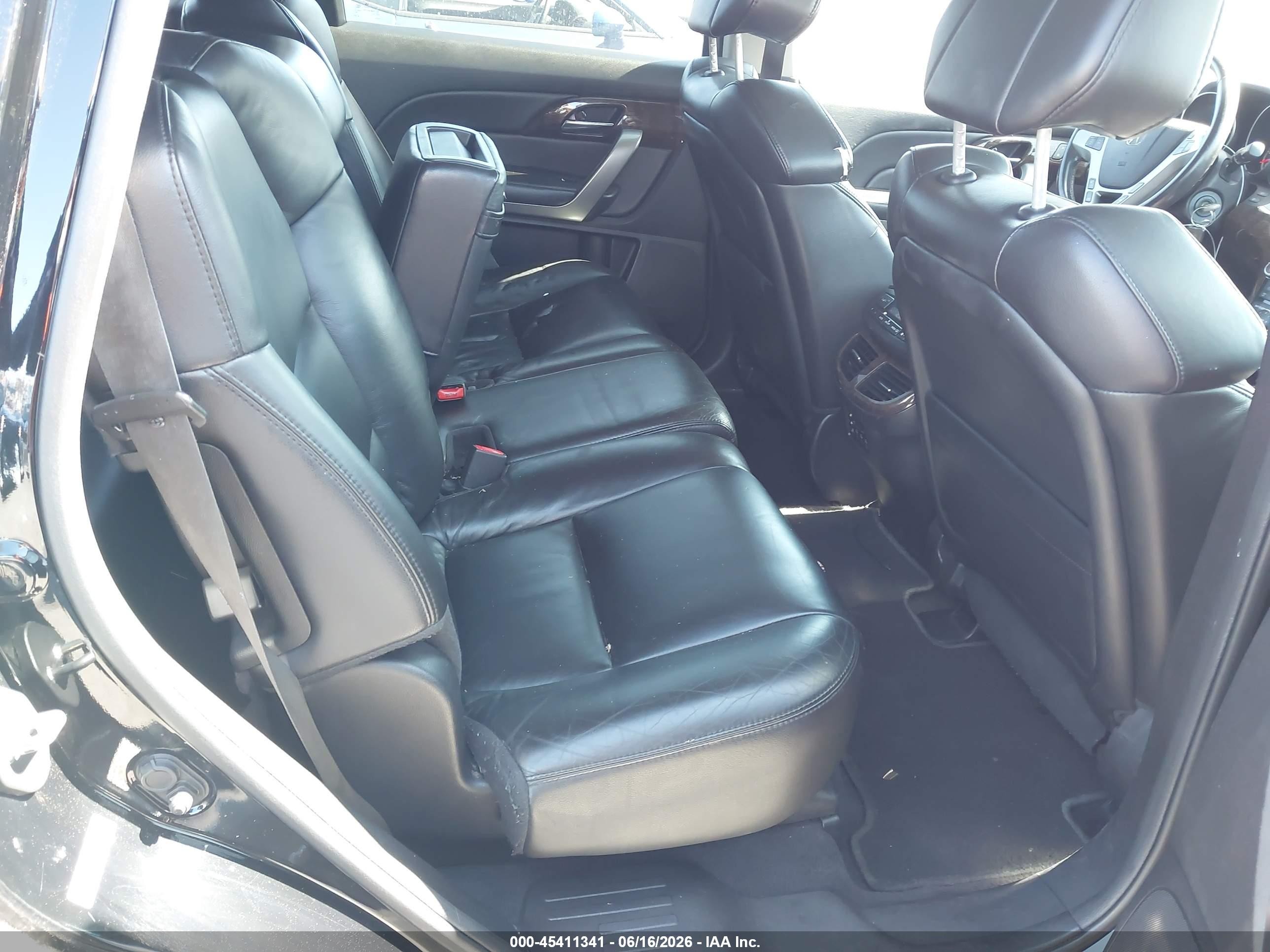 2011 Acura MDX VIN 2HNYD2H44BH546450 IAAI salvage auction — Normal Wear, Clear - Dealer Only (California), sold $1,300 on 2026-07-06 (photo 8)