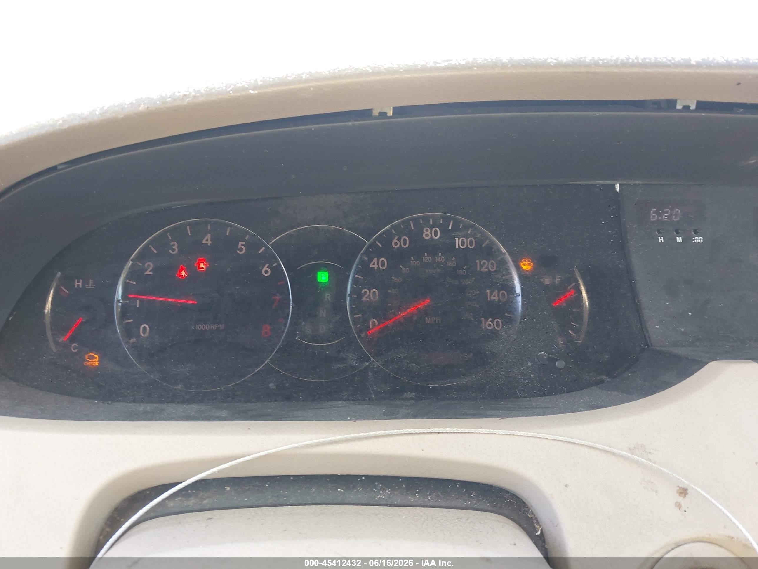 2006 Toyota Avalon VIN 4T1BK36B36U073616 IAAI salvage auction — Normal Wear, Clear - Dealer Only (California), sold $475 on 2026-07-09 (photo 7)