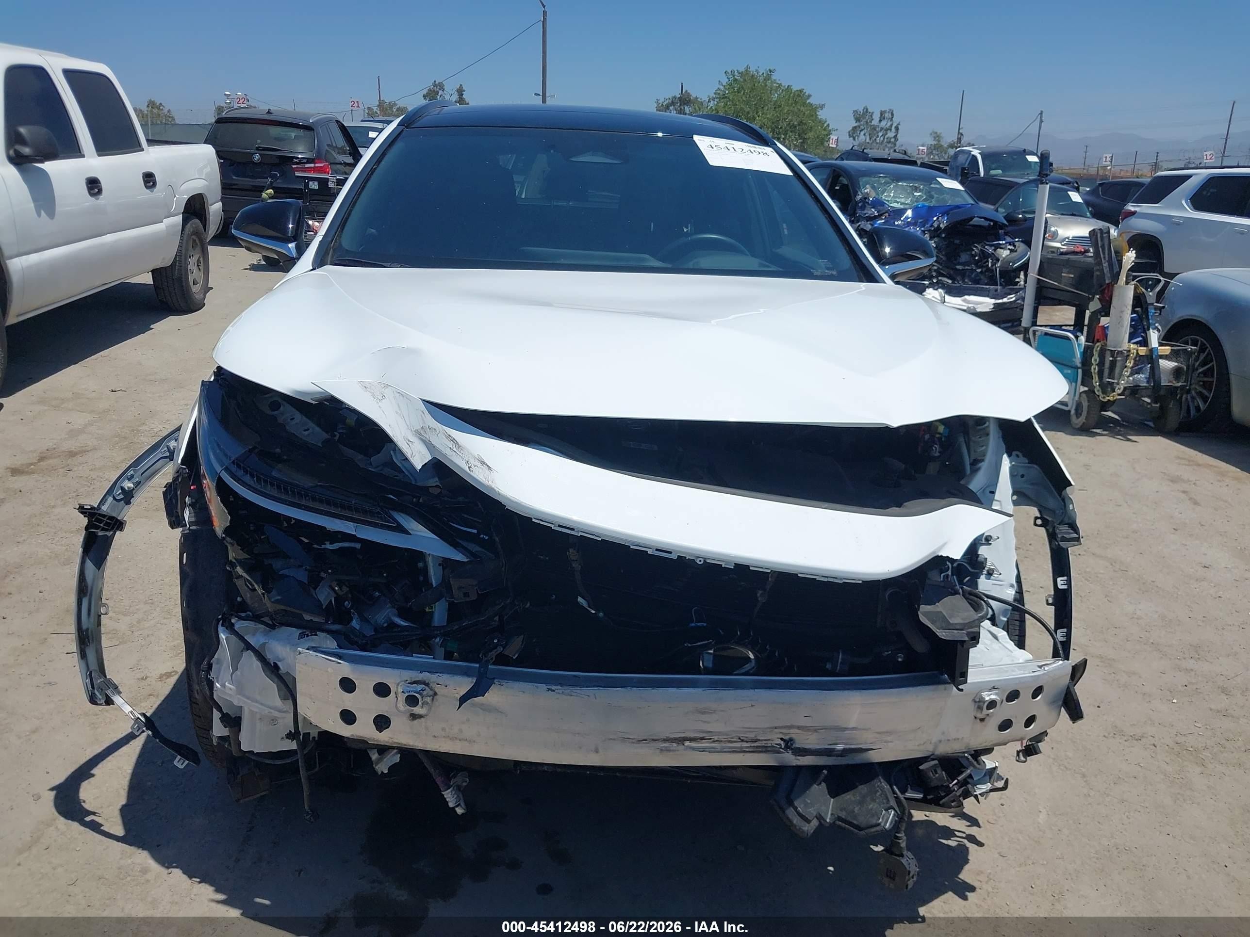 2025 Lexus NX 450h+ VIN JTJKKCFZ4S2056649 IAAI salvage auction — Front End, Salvage (California), sold $22,600 on 2026-08-23 (photo 6)