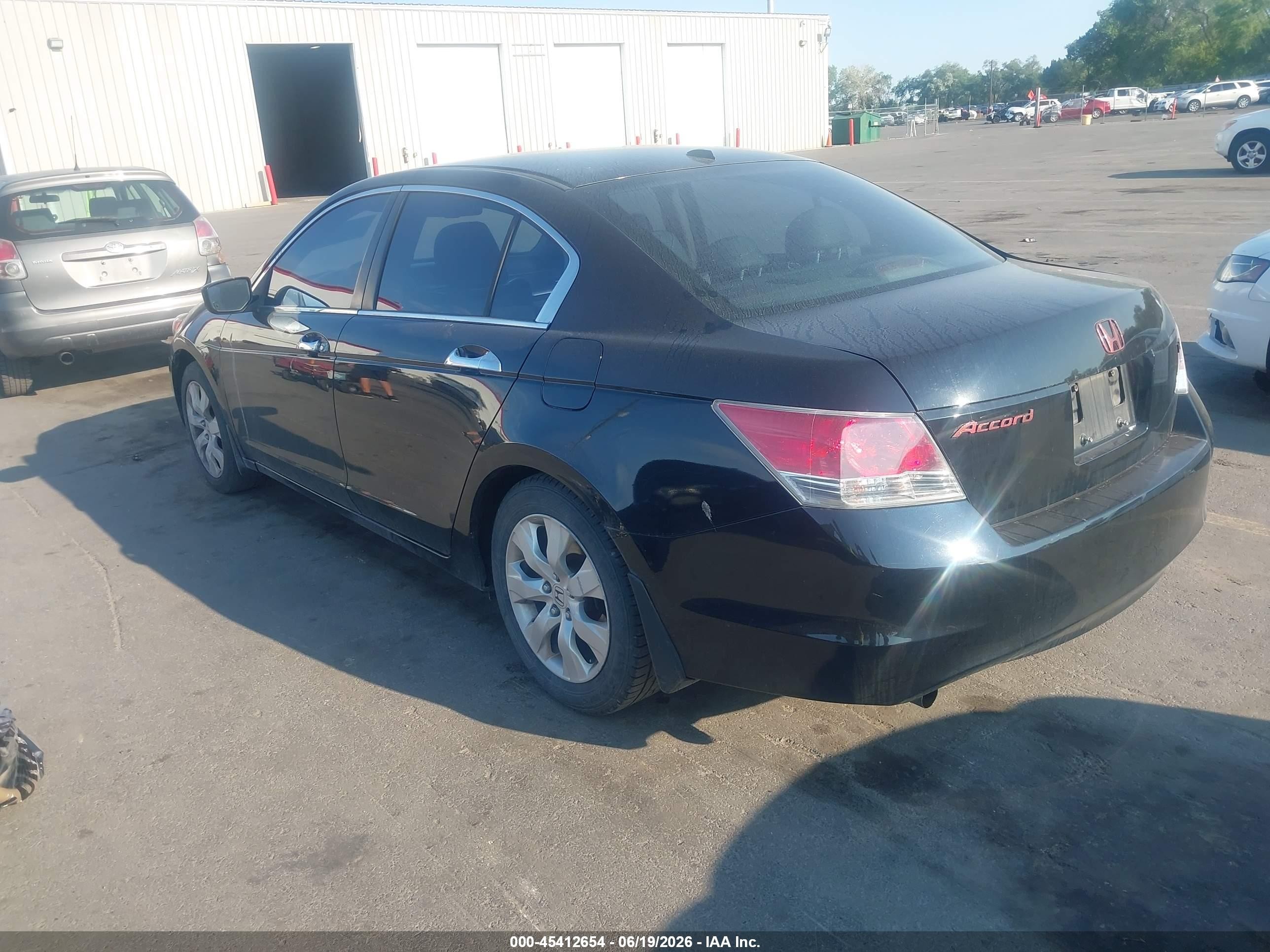 2008 Honda Accord VIN 1HGCP36808A007819 IAAI salvage auction — Front & Rear, Clear (Idaho), sold $575 on 2026-07-09 (photo 3)