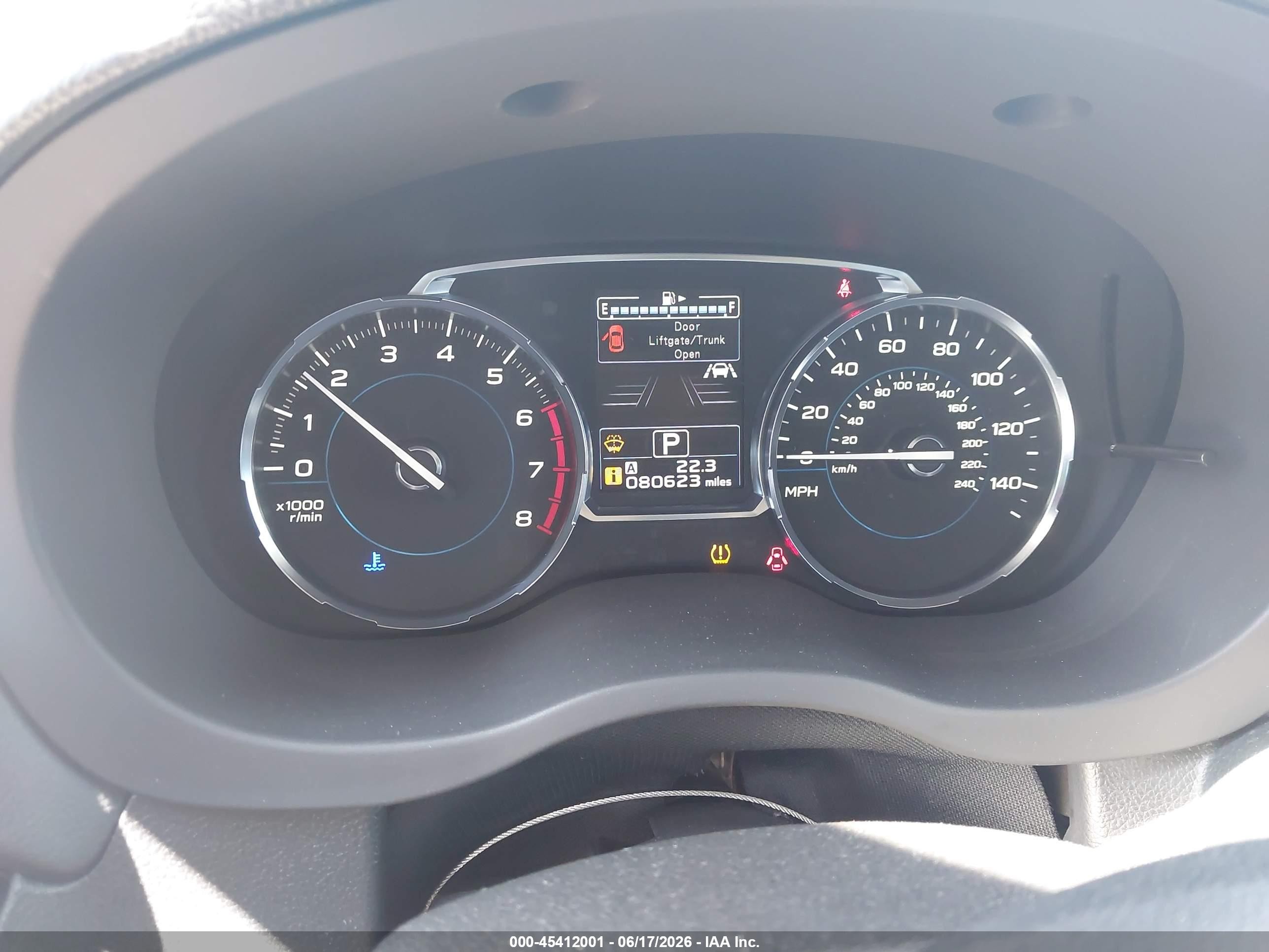 2018 Subaru Forester VIN JF2SJAWC1JH414776 IAAI salvage auction — Unknown, Salvage (California), sold $4,300 on 2026-07-06 (photo 7)