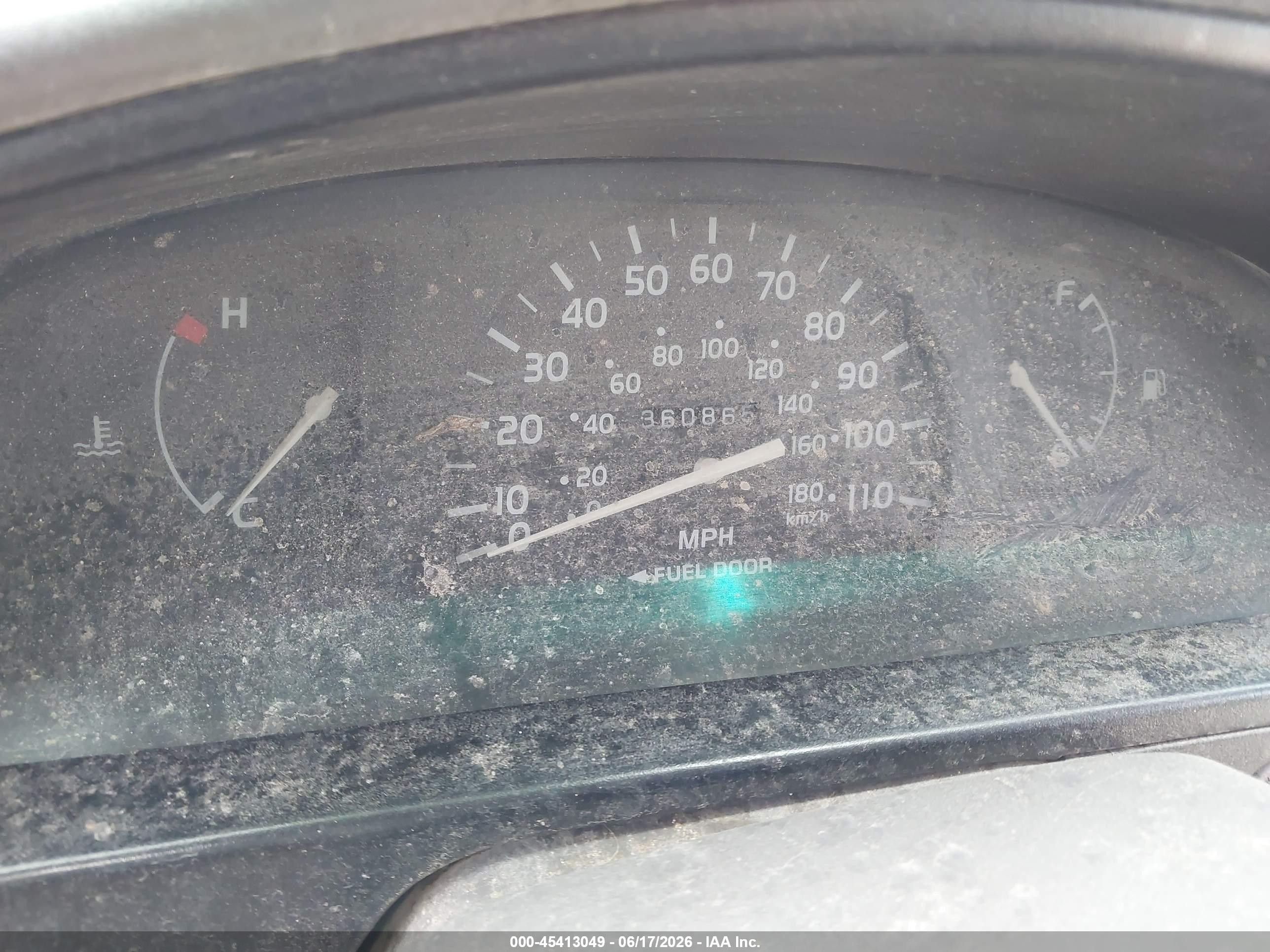 2001 Toyota Tacoma VIN 5TENL42NX1Z853827 IAAI salvage auction — Front End, Salvage (Arizona), sold $900 on 2026-07-09 (photo 7)
