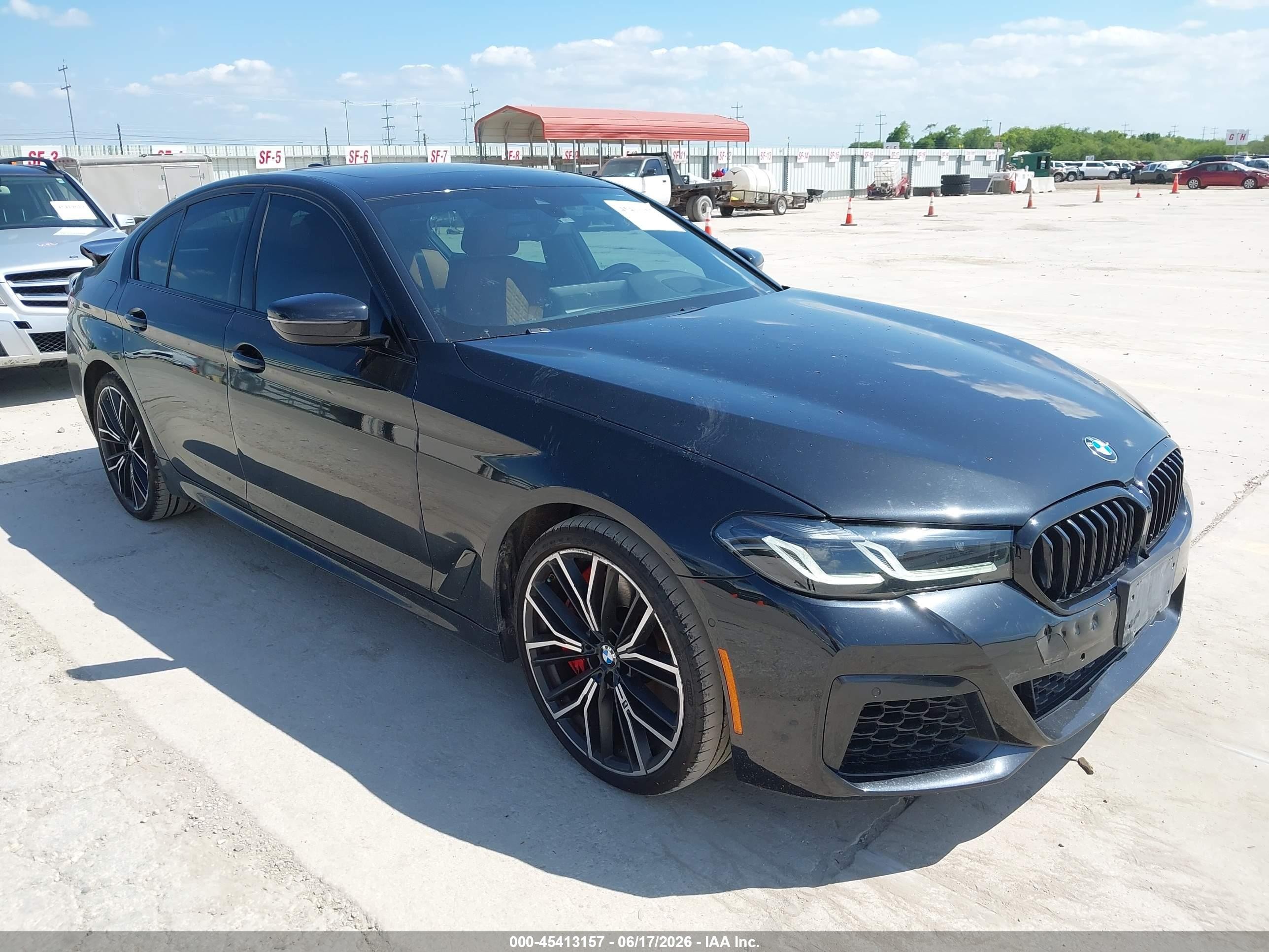 2022 BMW 5 Series VIN WBA53BJ06NCK71316 — IAAI salvage auction photo