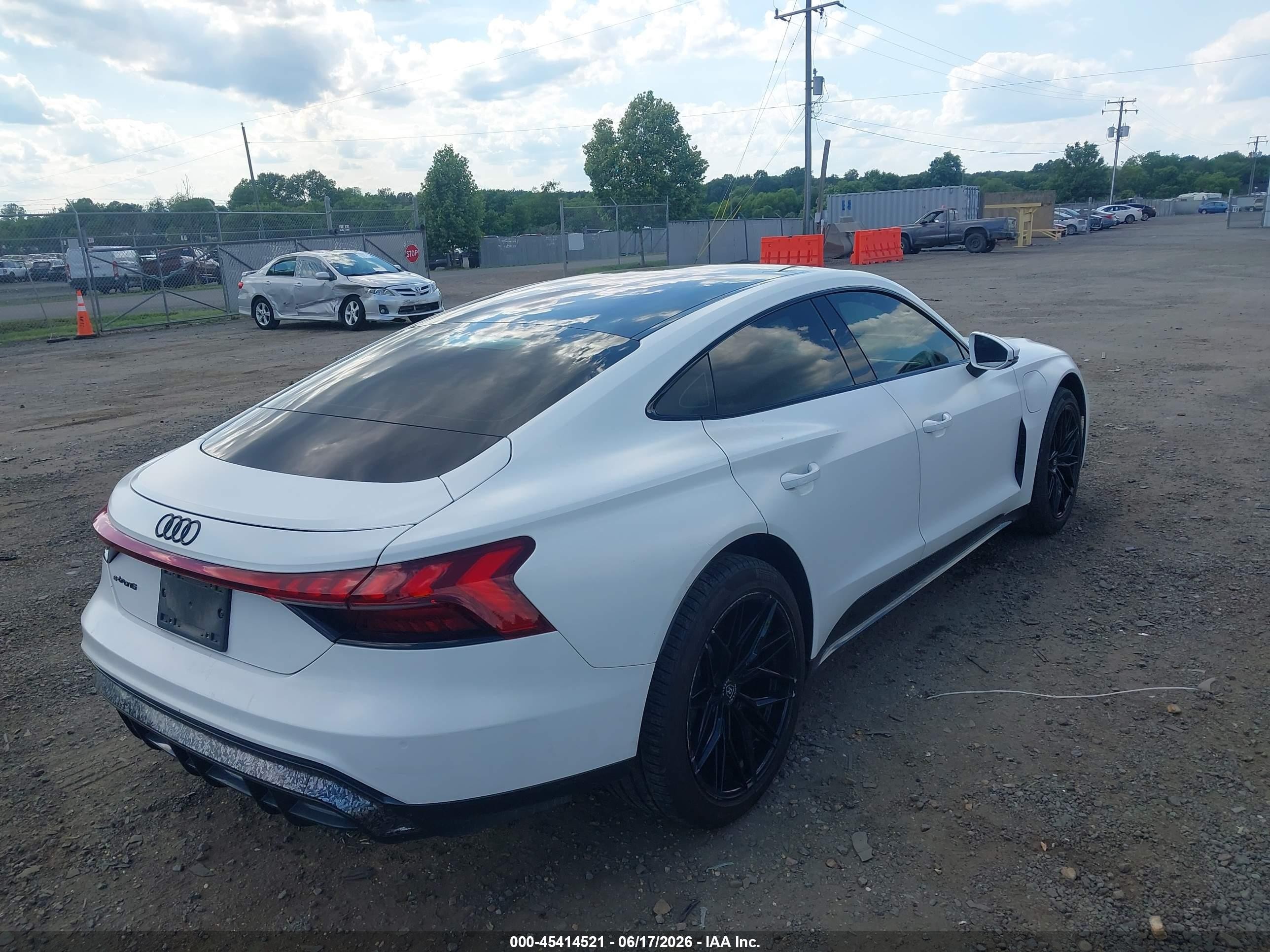 2024 Audi E-tron gt VIN WAUFJBFW5R7004741 IAAI salvage auction — Undercarriage, Salvage (Virginia), sold $21,300 on 2026-09-05 (photo 4)