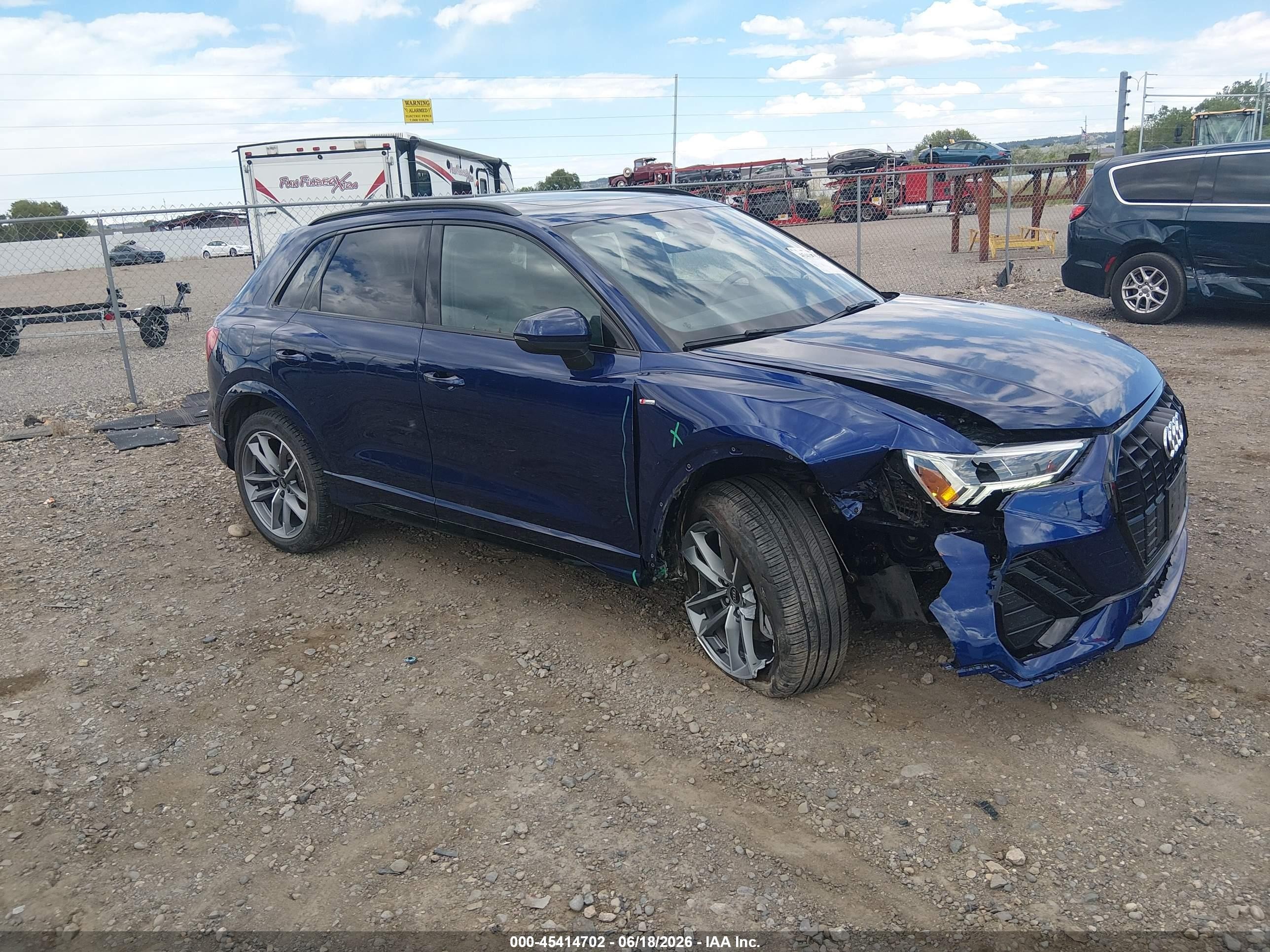 2024 Audi Q3 VIN WA1EECF34R1111288 — IAAI salvage auction photo