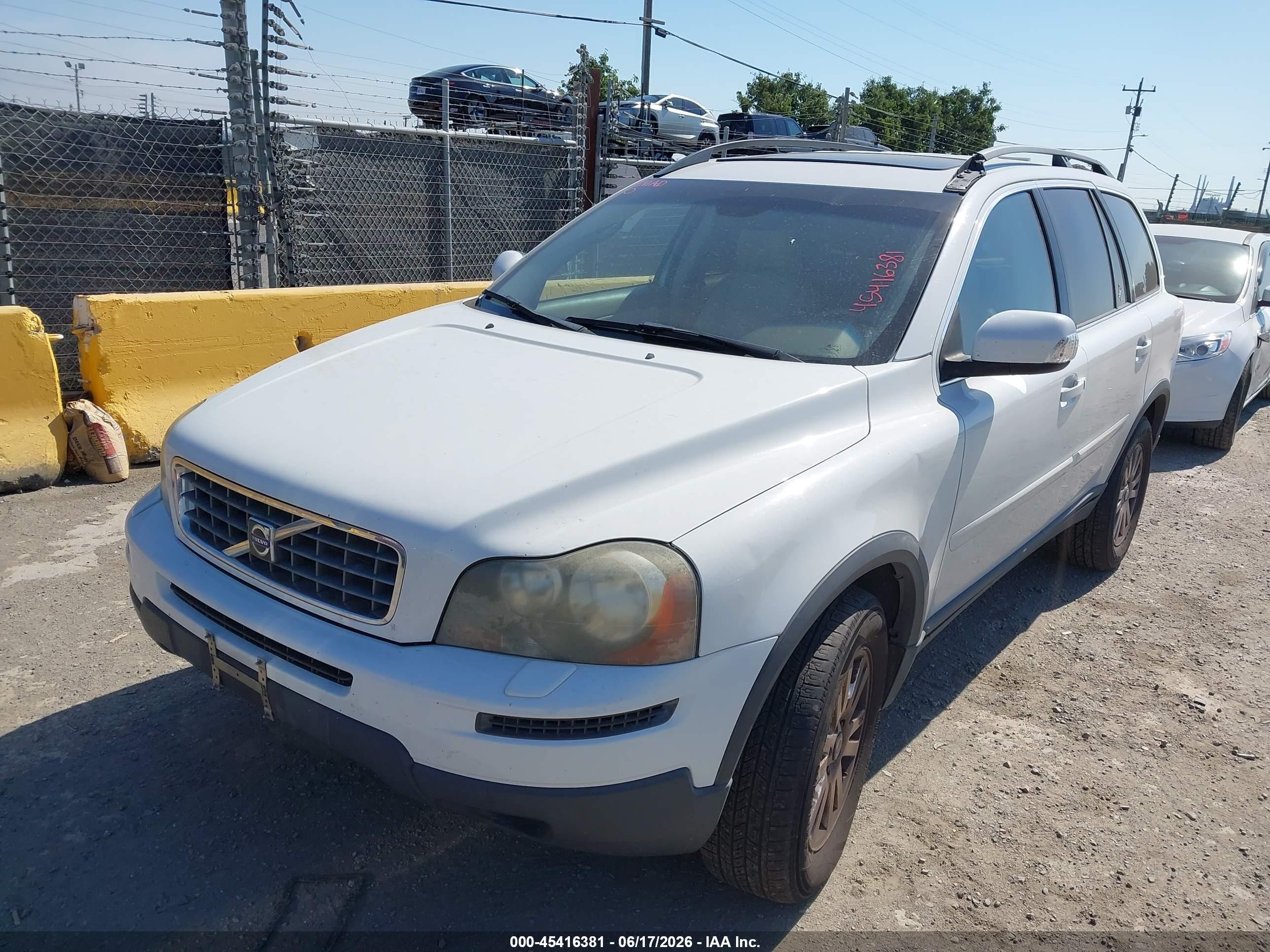 2008 Volvo XC90 VIN YV4CZ982981445112 IAAI salvage auction — Normal Wear, Clear - Dealer Only (California), sold $425 on 2026-07-02 (photo 6)