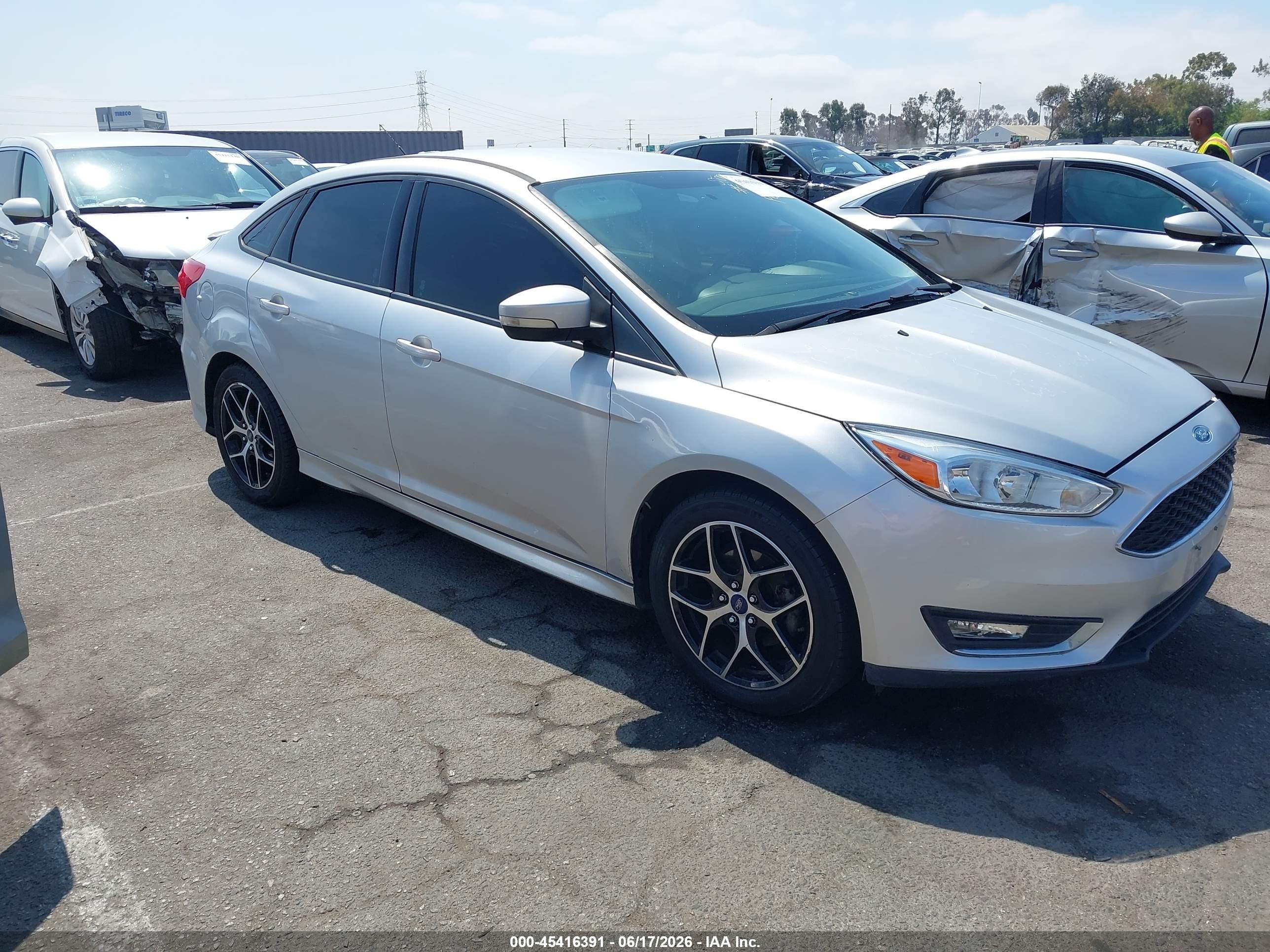 2016 Ford Focus VIN 1FADP3F20GL246746 IAAI salvage auction — Normal Wear, Duplicate Paperwork (California), sold $425 on 2026-07-09 (photo 1)