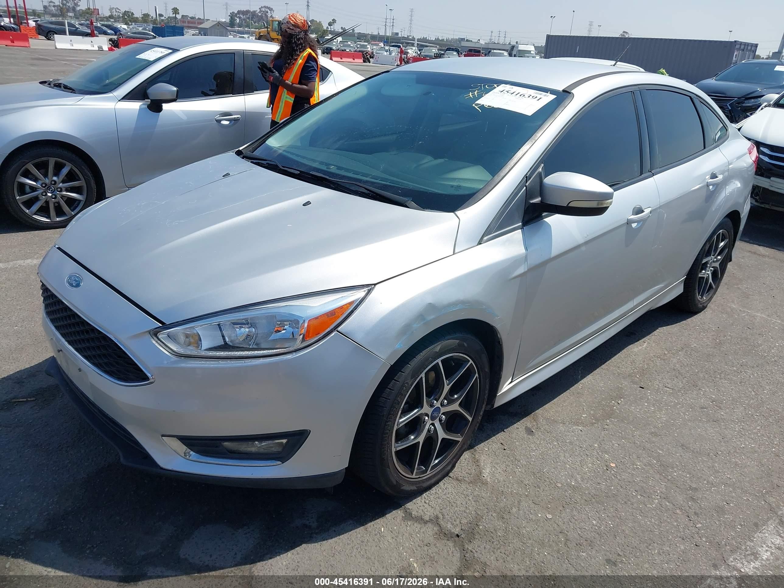 2016 Ford Focus VIN 1FADP3F20GL246746 IAAI salvage auction — Normal Wear, Duplicate Paperwork (California), sold $425 on 2026-07-09 (photo 6)