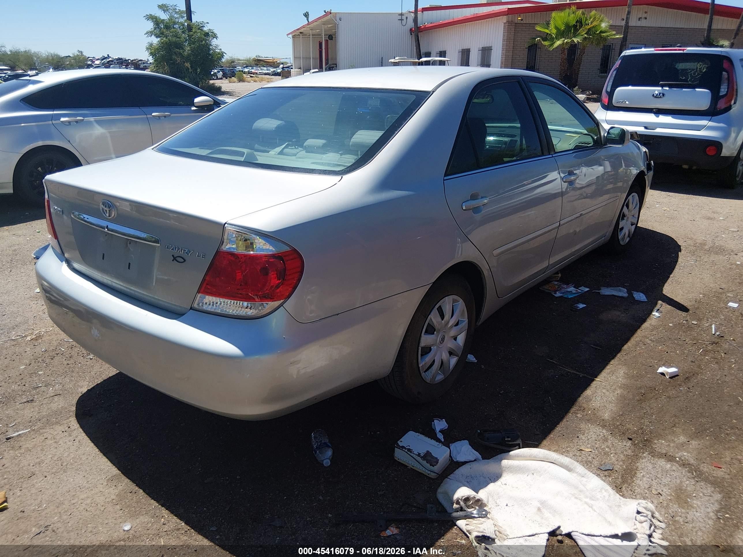 2006 Toyota Camry VIN 4T1BE32K36U134248 IAAI salvage auction — Front End, Salvage (Arizona), sold $1,475 on 2026-07-09 (photo 4)