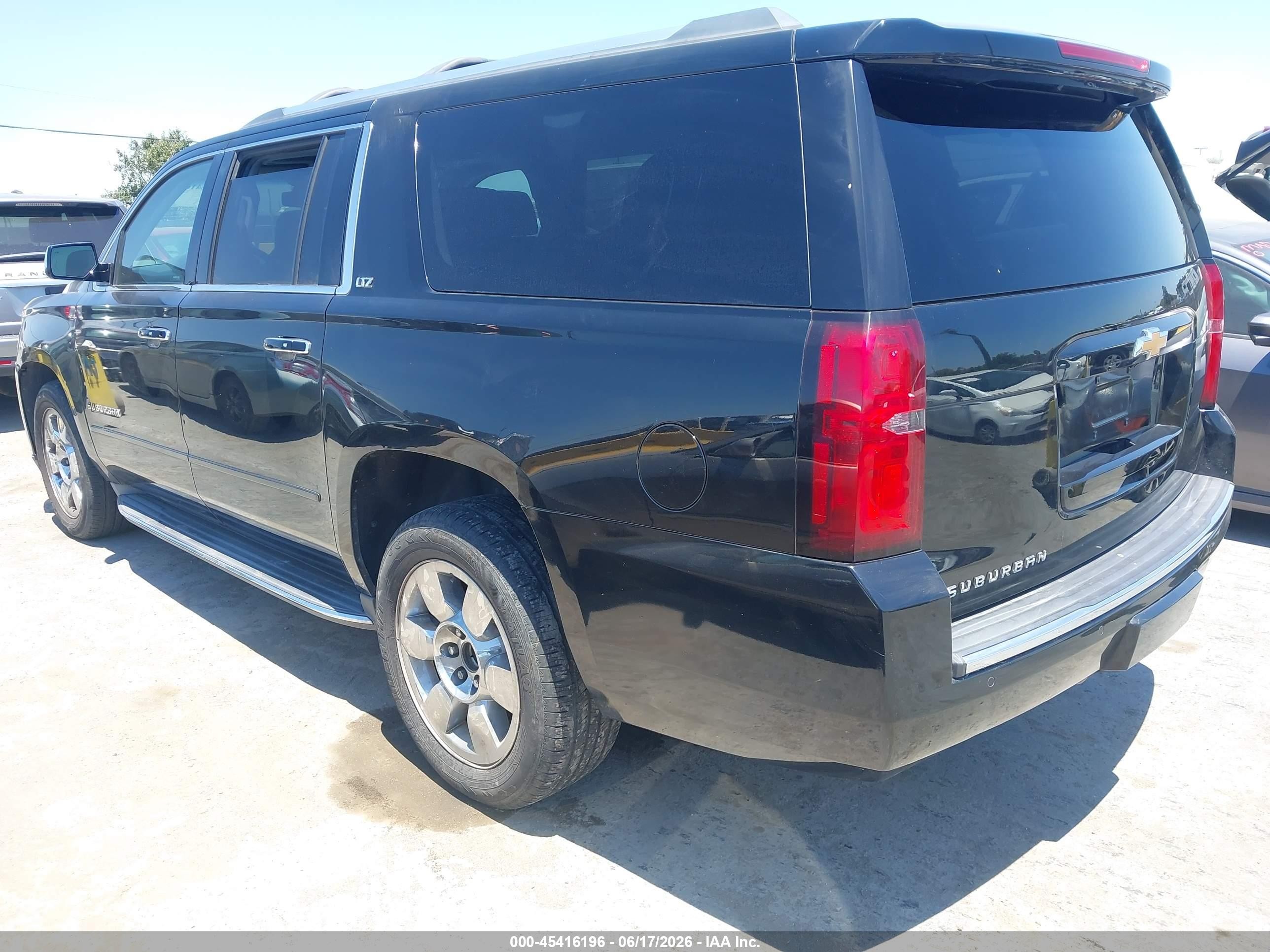 2016 Chevrolet Suburban VIN 1GNSKJKC9GR242489 IAAI salvage auction — Normal Wear, Clear - Dealer Only (California), sold $2,850 on 2026-07-09 (photo 3)