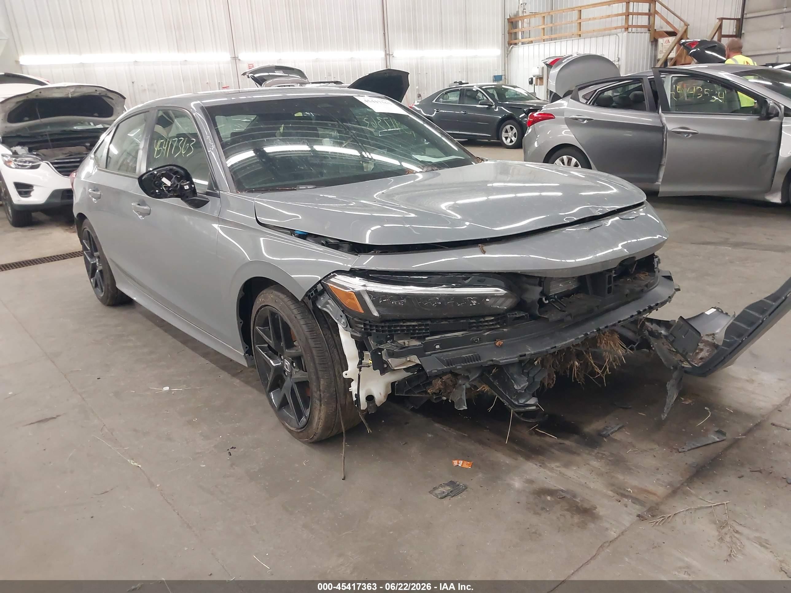 2026 Honda Civic Hybrid VIN 2HGFE4F89TH324839 — IAAI salvage auction photo