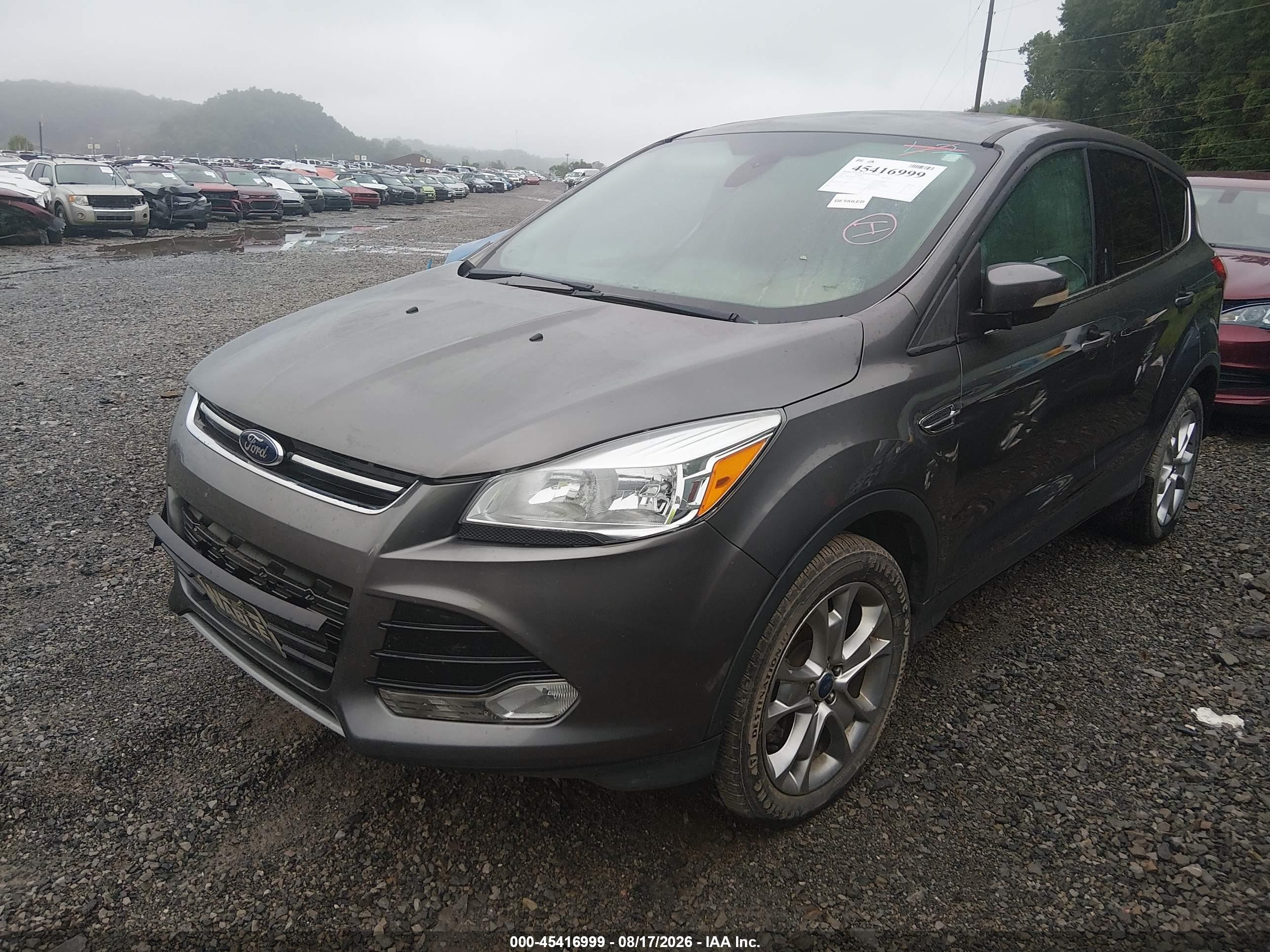 2013 Ford Escape VIN 1FMCU9H95DUC96023 IAAI salvage auction — Front End, Non-Repairable Certificate (West Virginia), sold $250 on 2026-10-02 (photo 2)
