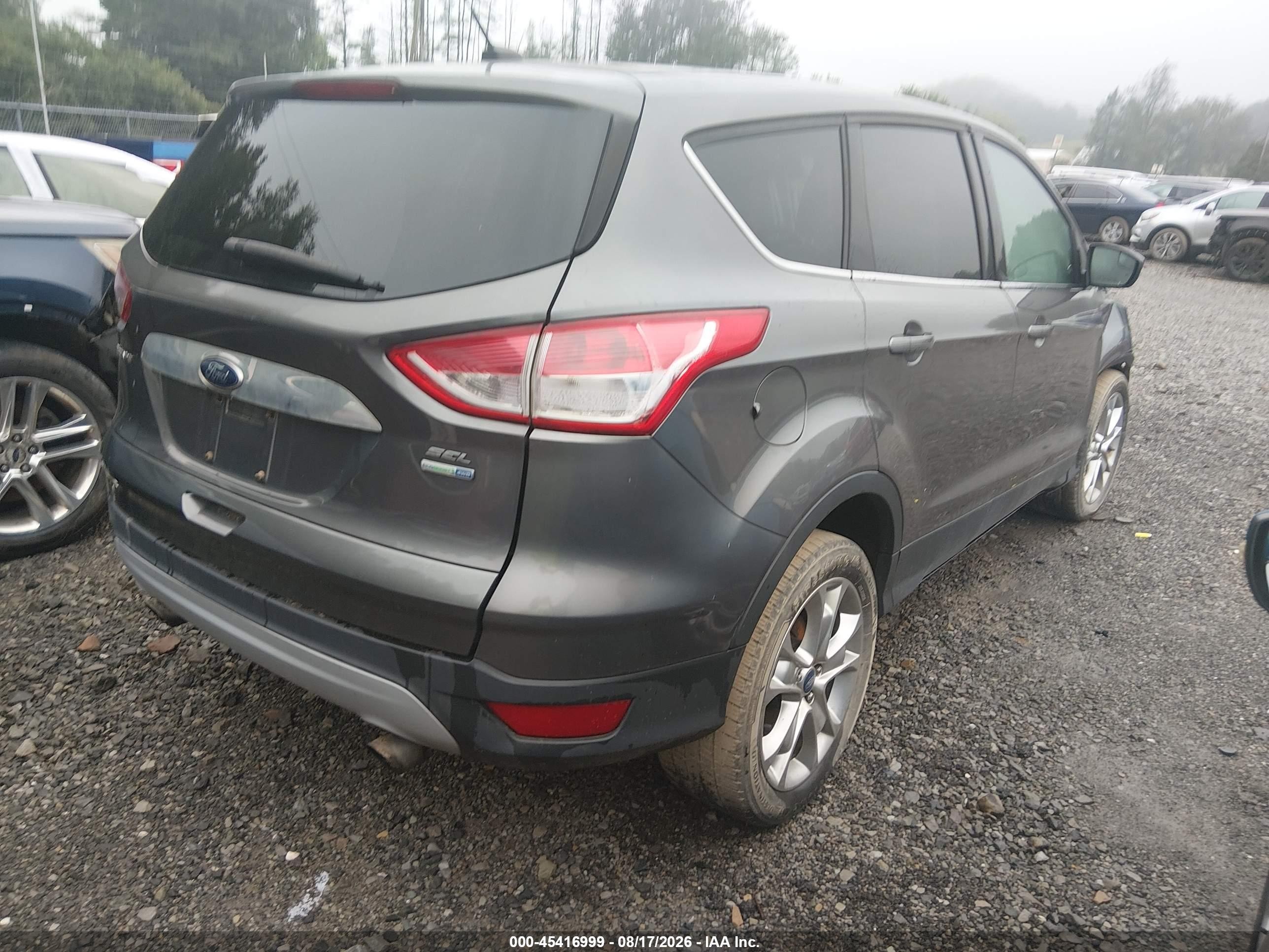 2013 Ford Escape VIN 1FMCU9H95DUC96023 IAAI salvage auction — Front End, Non-Repairable Certificate (West Virginia), sold $250 on 2026-10-02 (photo 4)