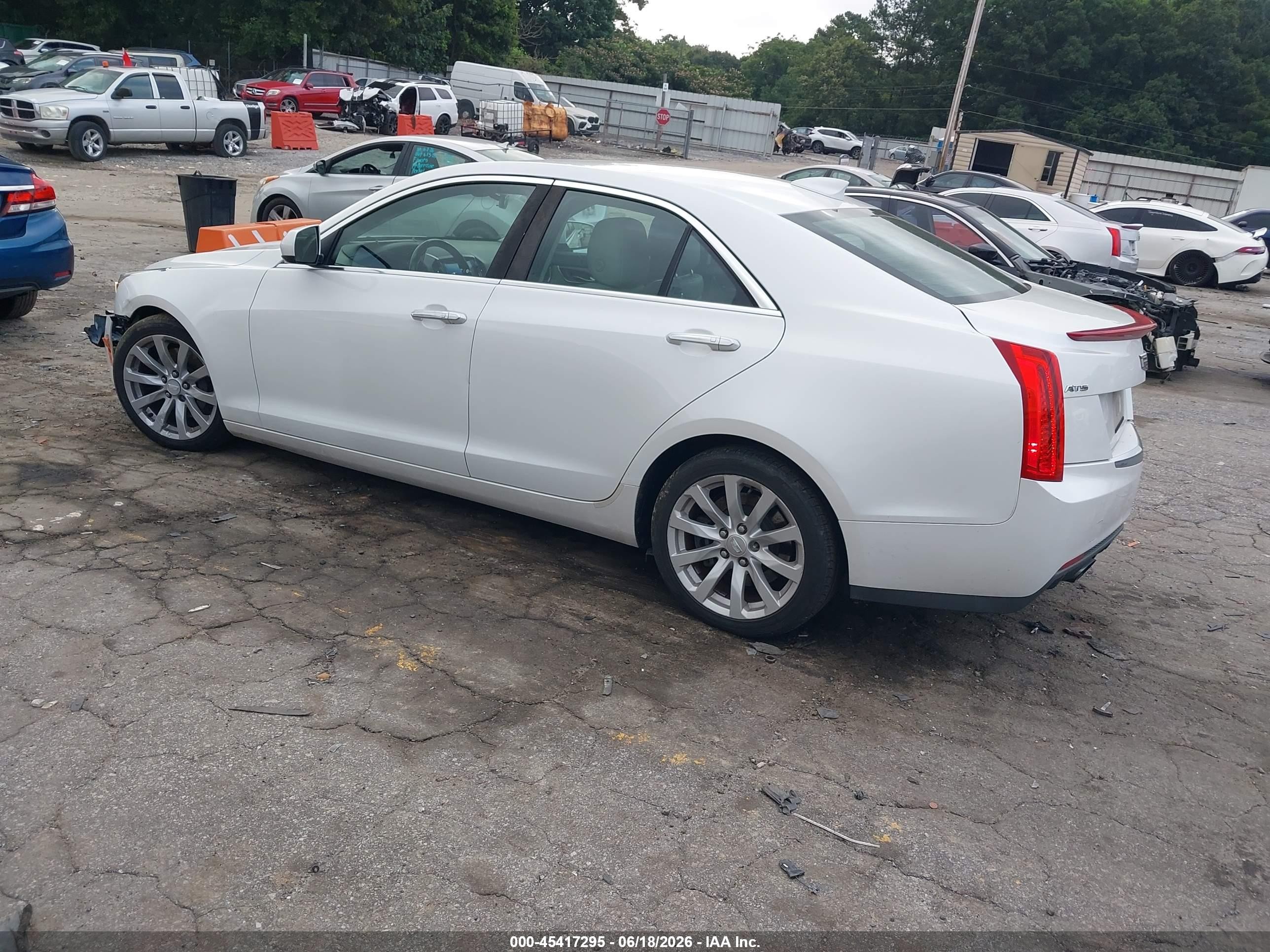 2017 Cadillac Ats VIN 1G6AA5RX3H0109100 IAAI salvage auction — Front End, Salvage (Georgia), sold $1,450 on 2026-09-09 (photo 3)