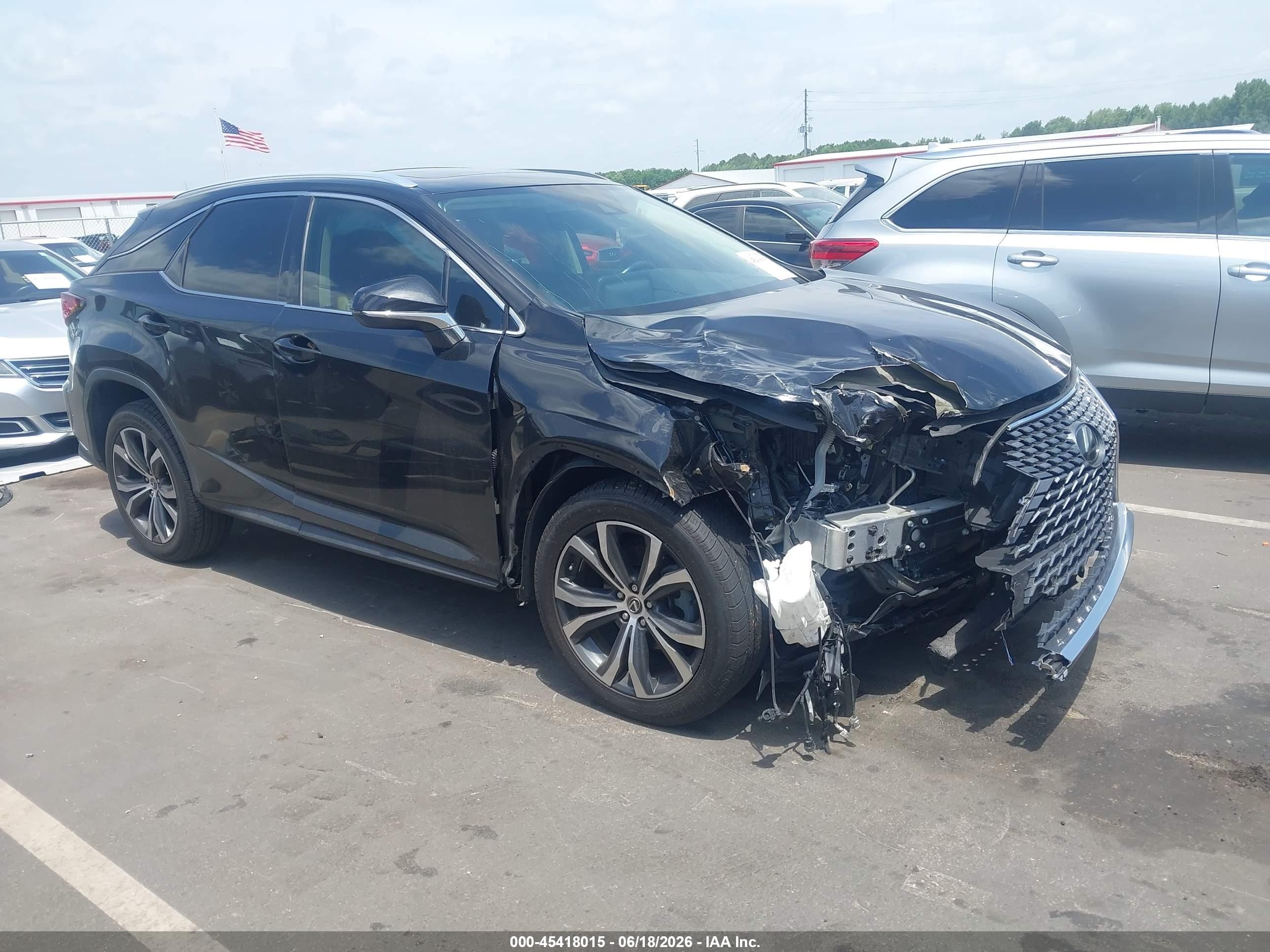 2022 Lexus RX 350 VIN 2T2HZMAA5NC227880 — IAAI salvage auction photo