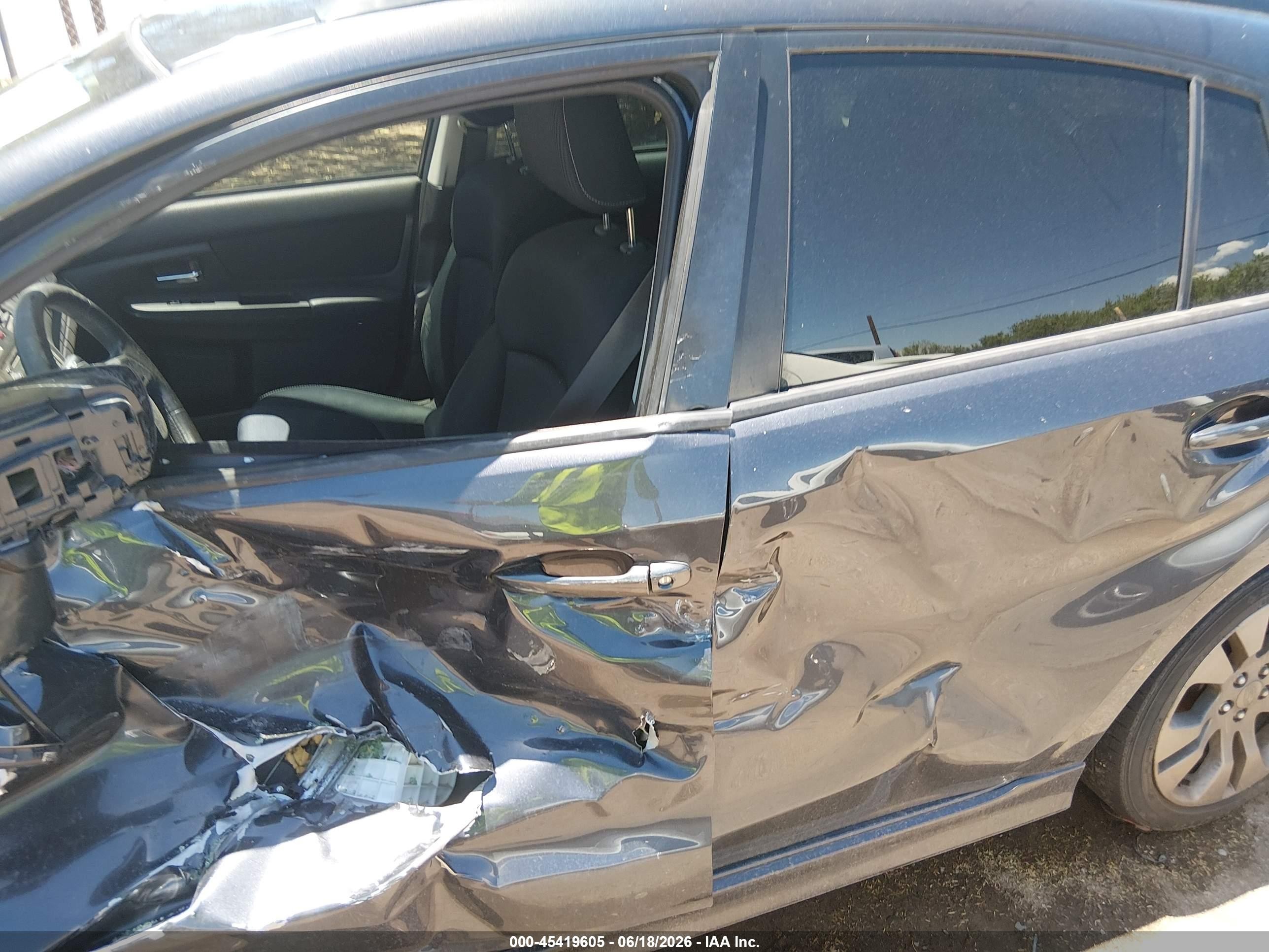 2014 Subaru Impreza VIN JF1GPAL66E8217518 IAAI salvage auction — Side, Salvage (Arizona), sold $550 on 2026-07-09 (photo 6)