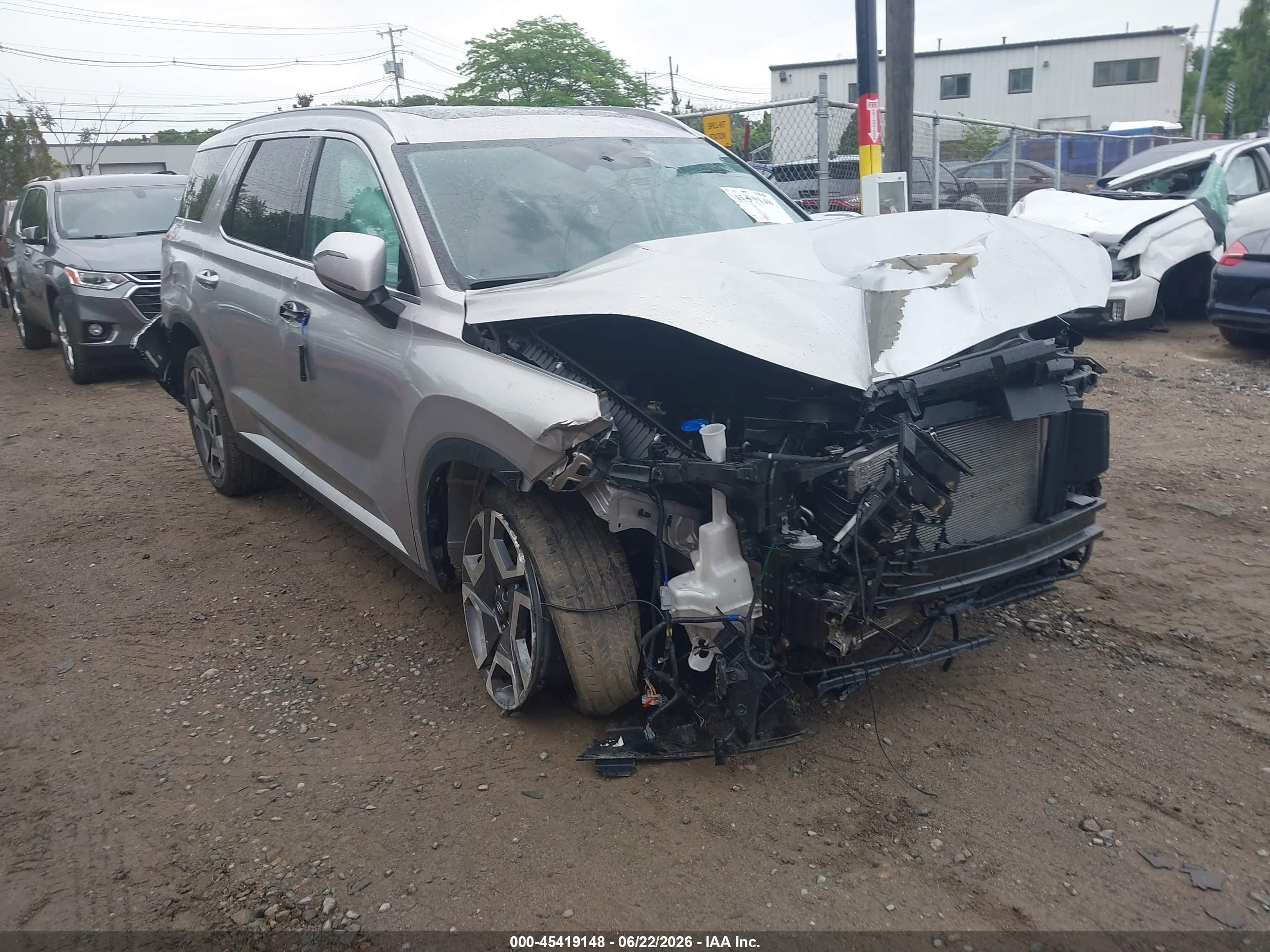 2025 Hyundai Palisade VIN KM8R4DGE2SU895552 — IAAI salvage auction photo