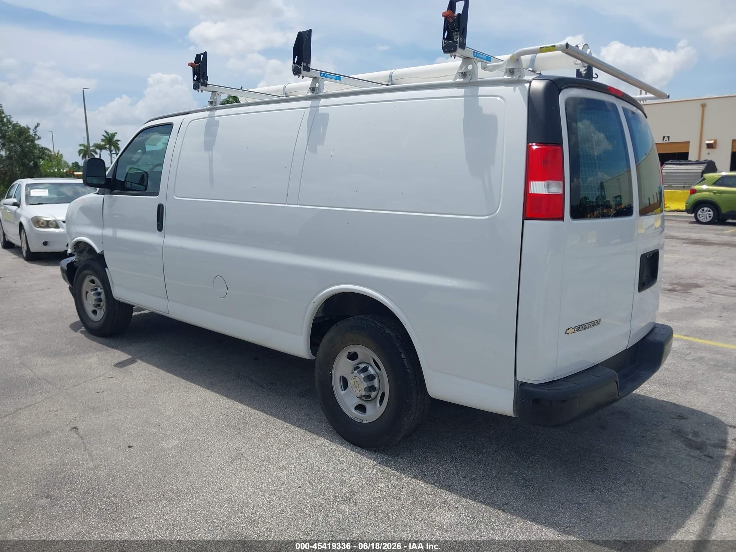 2024 Chevrolet Express VIN 1GCWGAF78R1179279 IAAI salvage auction — All Over, Salvage - Greater Than 75% (Maryland), sold $1,300 on 2026-07-02 (photo 3)