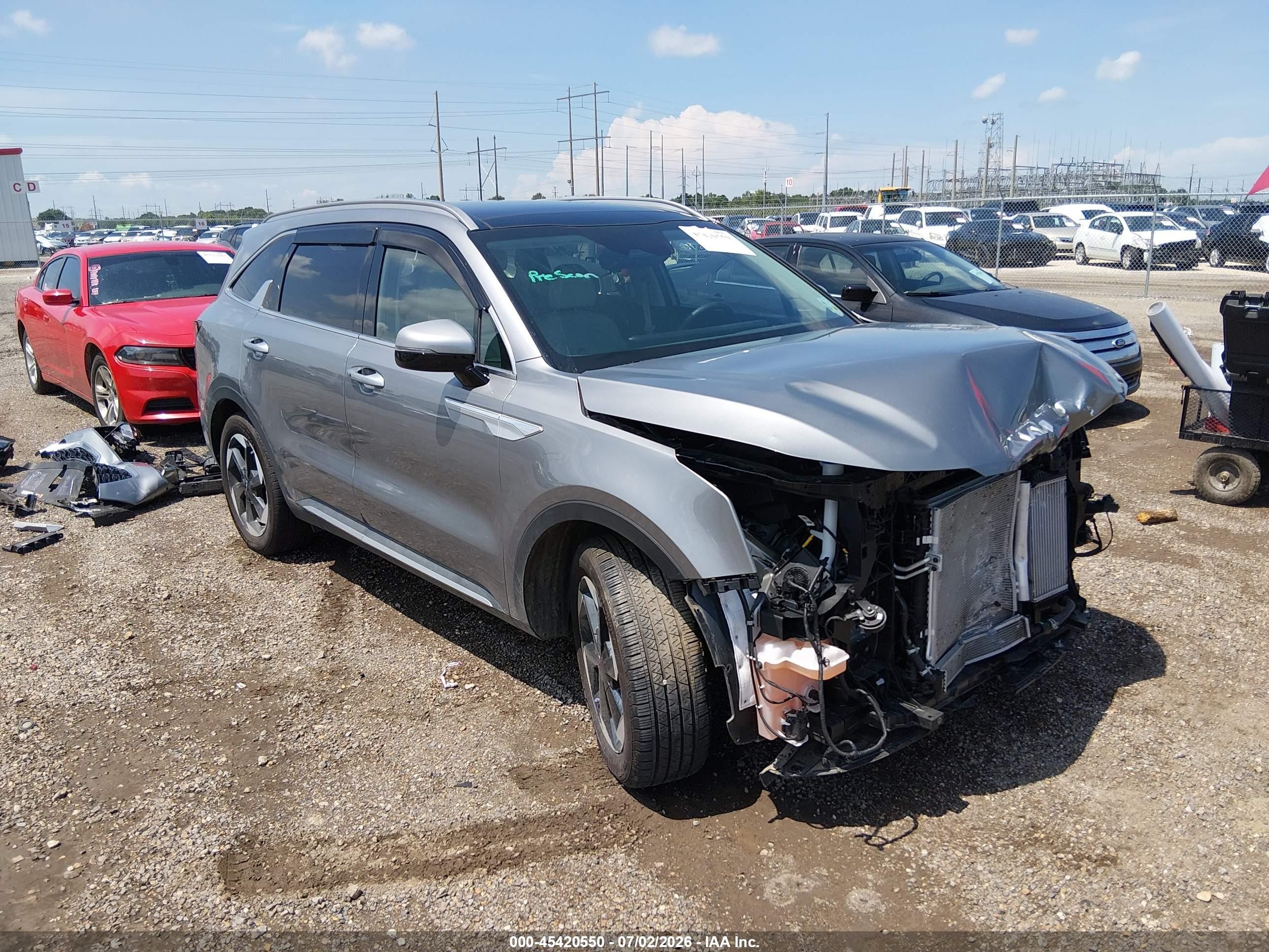 2025 Kia Sorento Hybrid VIN KNDRH4JG1S5313809 — IAAI salvage auction photo