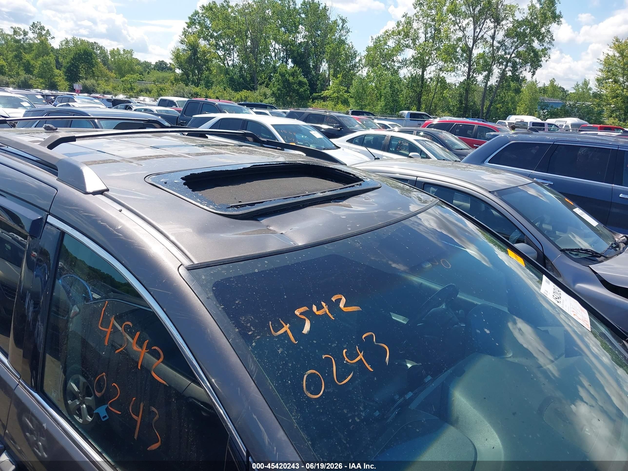2012 Honda Odyssey VIN 5FNRL5H92CB034607 IAAI salvage auction — Top/Roof, Salvage (Ohio), sold $1,250 on 2026-07-10 (photo 6)