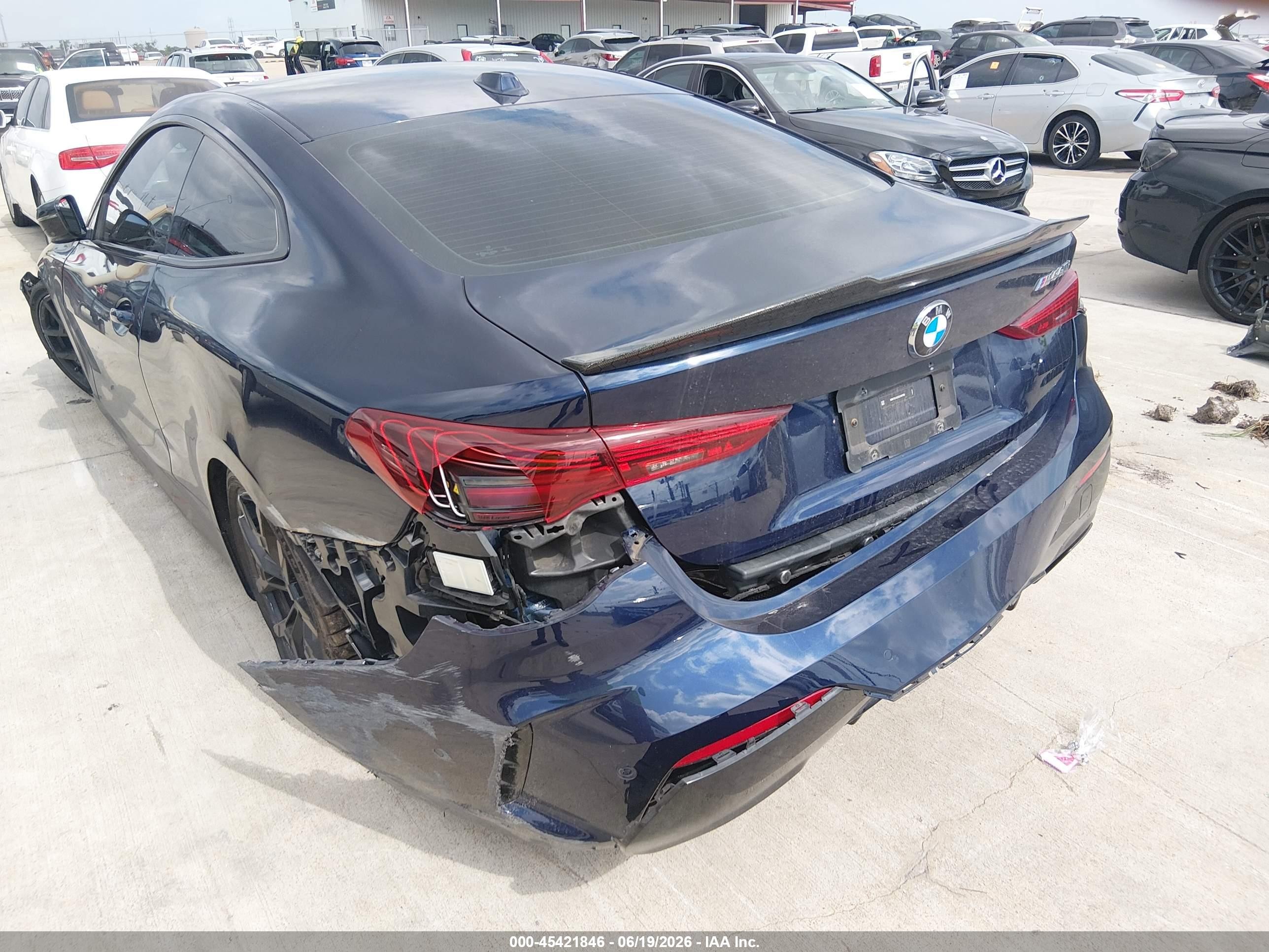 2025 BMW 4er VIN WBA73DA02SCU00099 IAAI salvage auction — Repossession, Original (Texas), sold $21,100 on 2026-09-03 (photo 6)
