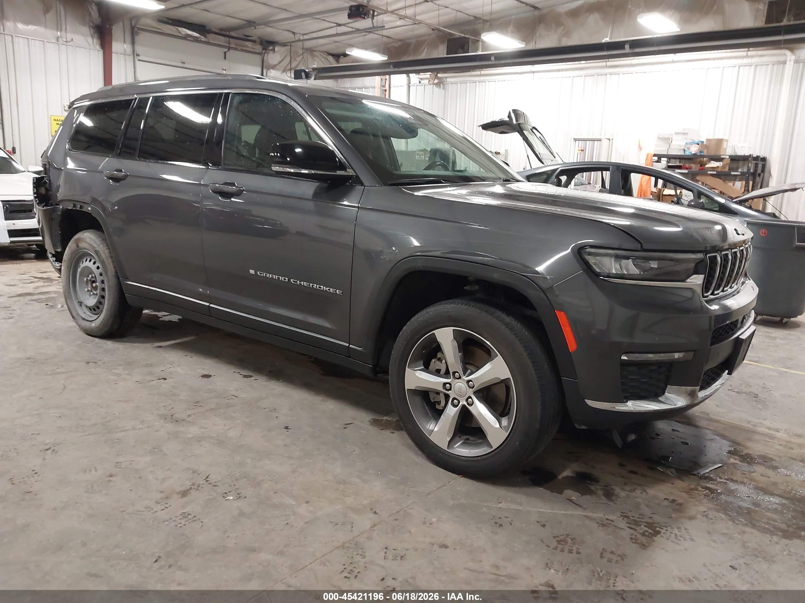 2021 Jeep Grand Cherokee L VIN 1C4RJKBG8M8142842 — IAAI salvage auction photo