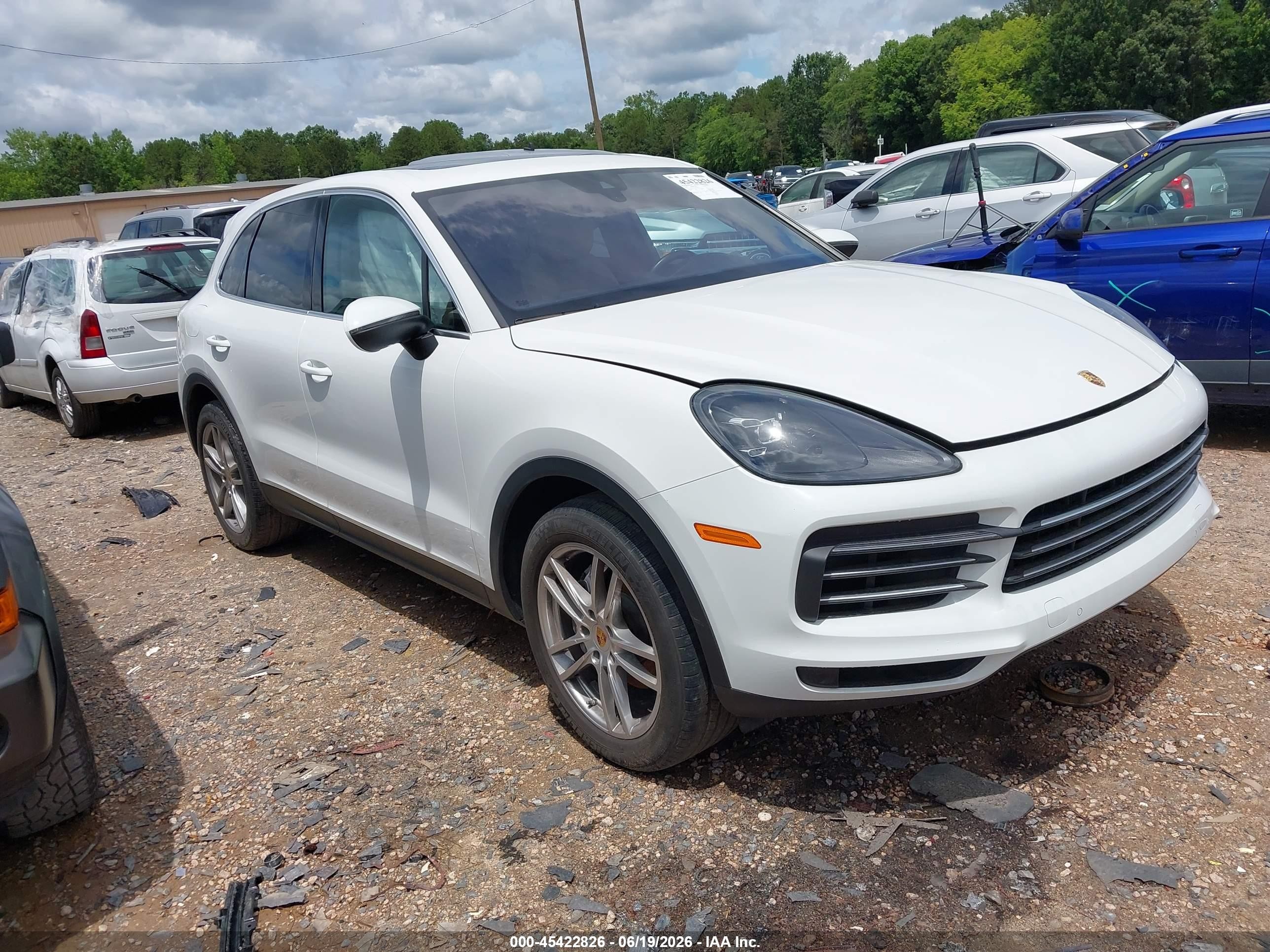 2020 Porsche Cayenne VIN WP1AA2AY4LDA04114 IAAI salvage auction — Rear End, Salvage (North Carolina), sold $17,150 on 2026-07-06 (photo 1)