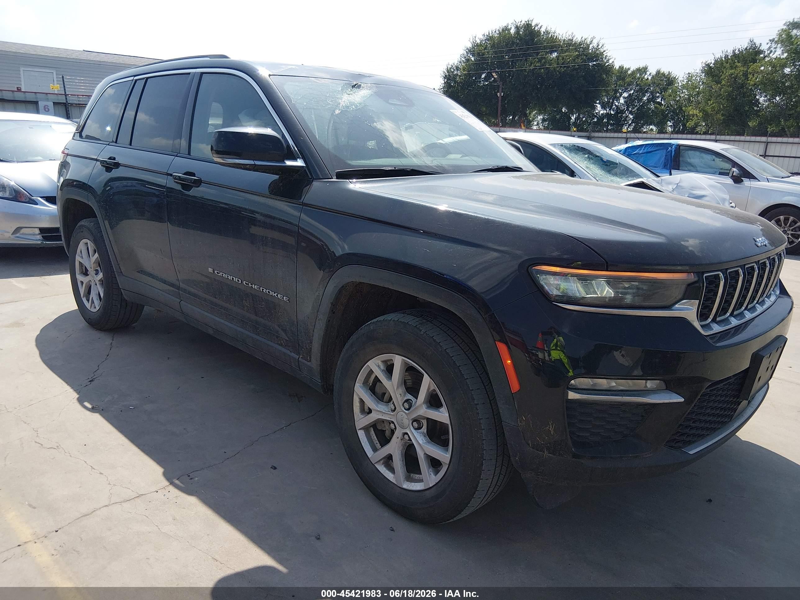 2022 Jeep Grand Cherokee VIN 1C4RJHBG9N8534474 — IAAI salvage auction photo