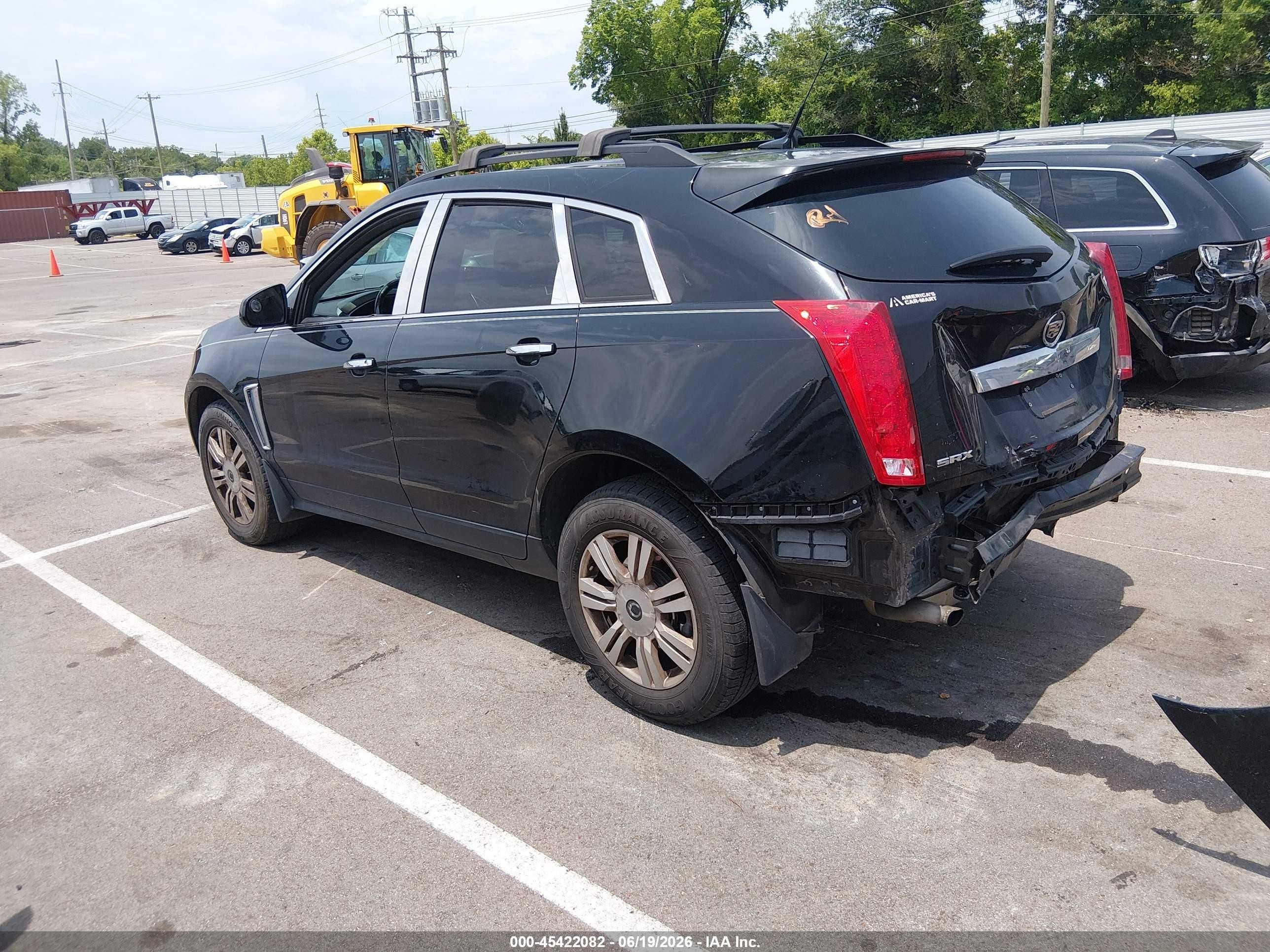 2014 Cadillac Srx VIN 3GYFNAE3XES524254 IAAI salvage auction — Front End, Clear (Tennessee), sold $1,300 on 2026-10-02 (photo 3)