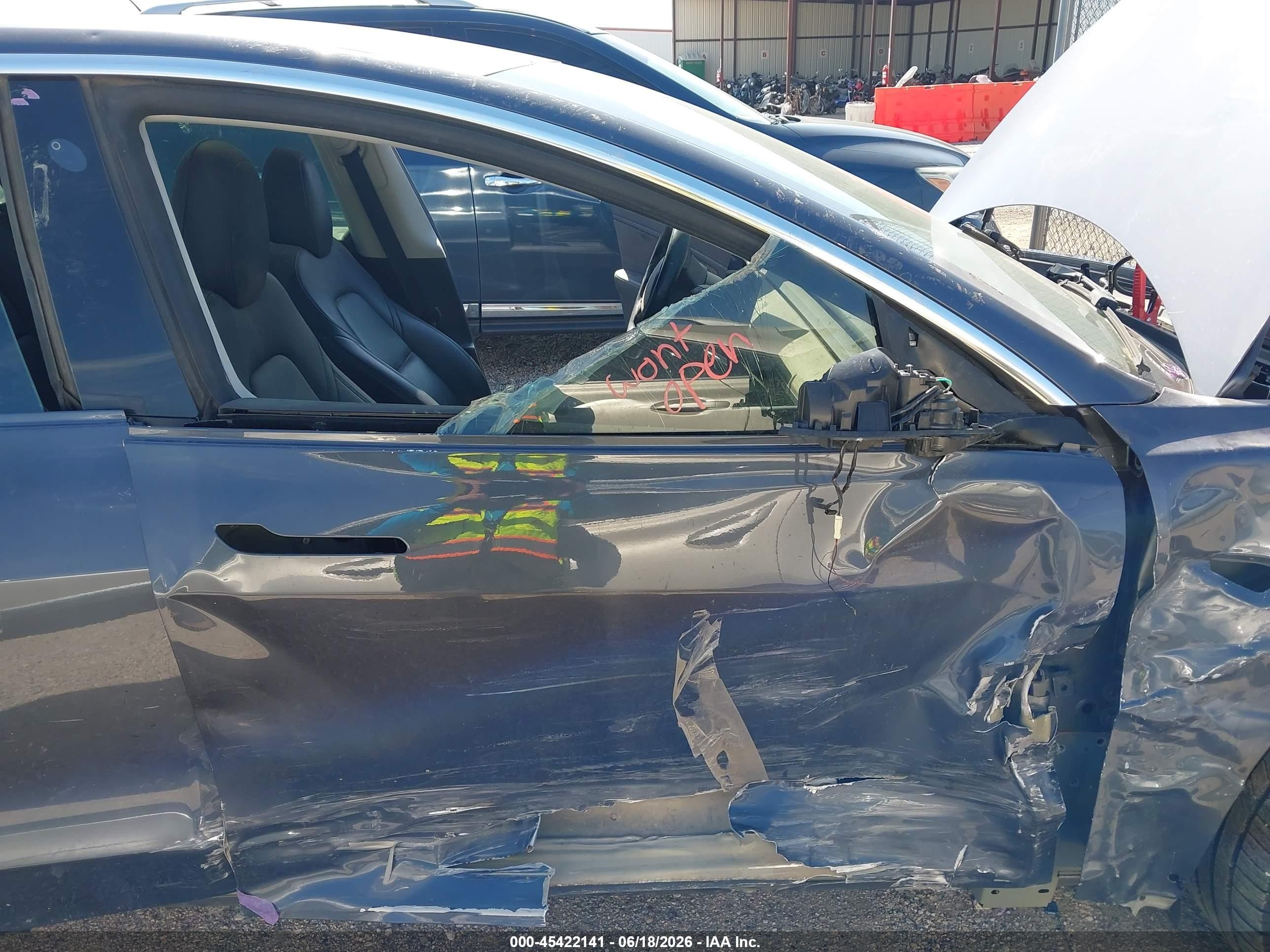 2019 Tesla Model 3 VIN 5YJ3E1EA8KF308141 IAAI salvage auction — Side, Original (Texas), sold $2,625 on 2026-06-30 (photo 5)