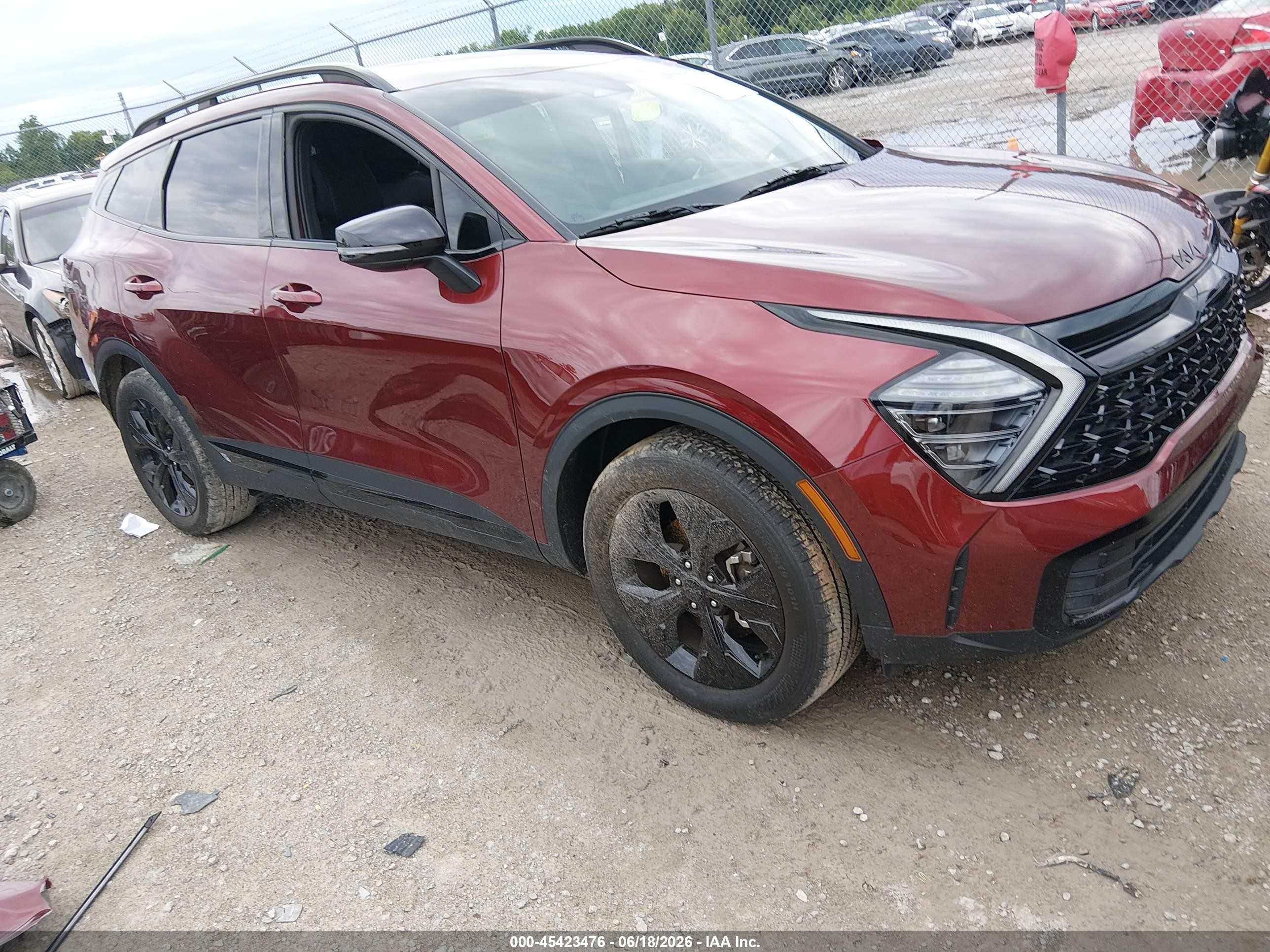 2025 Kia Sportage VIN 5XYK6CDF4SG254539 — IAAI salvage auction photo