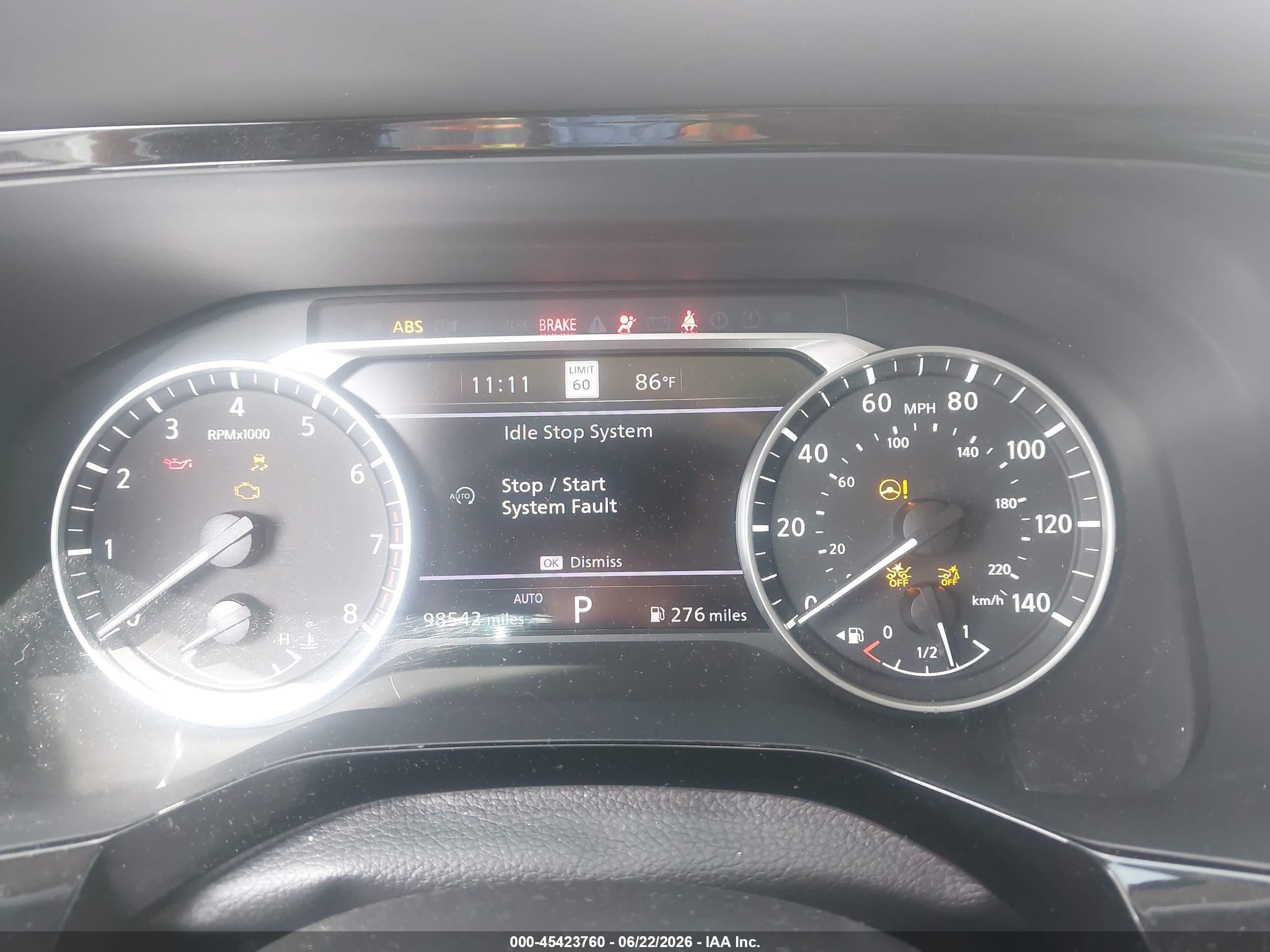 2023 Nissan Pathfinder VIN 5N1DR3CC3PC219943 IAAI salvage auction — Unknown, Salvage (North Carolina), sold $8,800 on 2026-09-25 (photo 7)