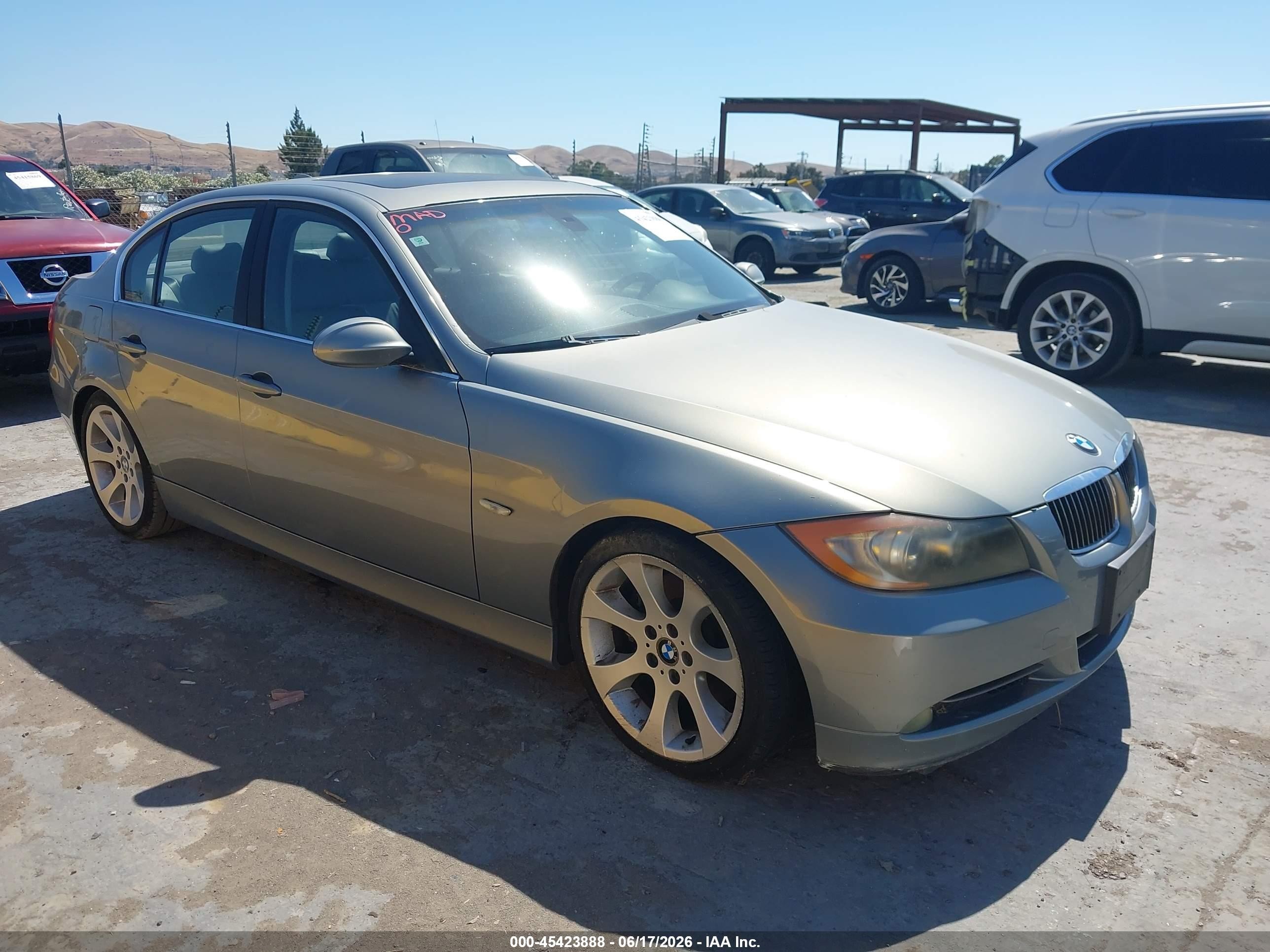 2006 BMW 3 Series VIN WBAVB33546KR72686 IAAI salvage auction — Normal Wear, Clear - Dealer Only (California), sold $375 on 2026-07-09 (photo 1)