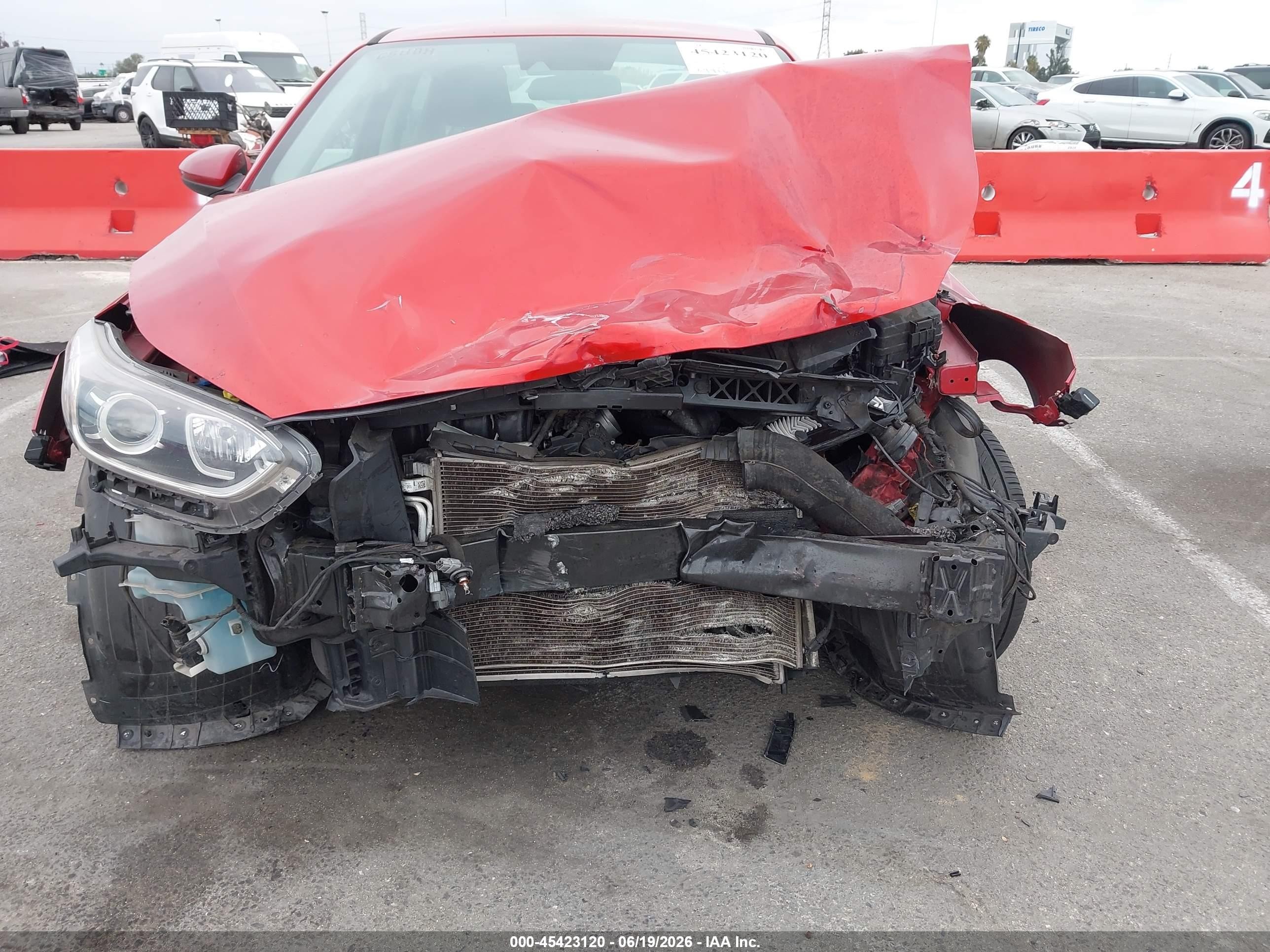 2019 Kia Forte VIN 3KPF24AD4KE109312 IAAI salvage auction — Front End, Salvage (California), sold $1,800 on 2026-07-06 (photo 6)